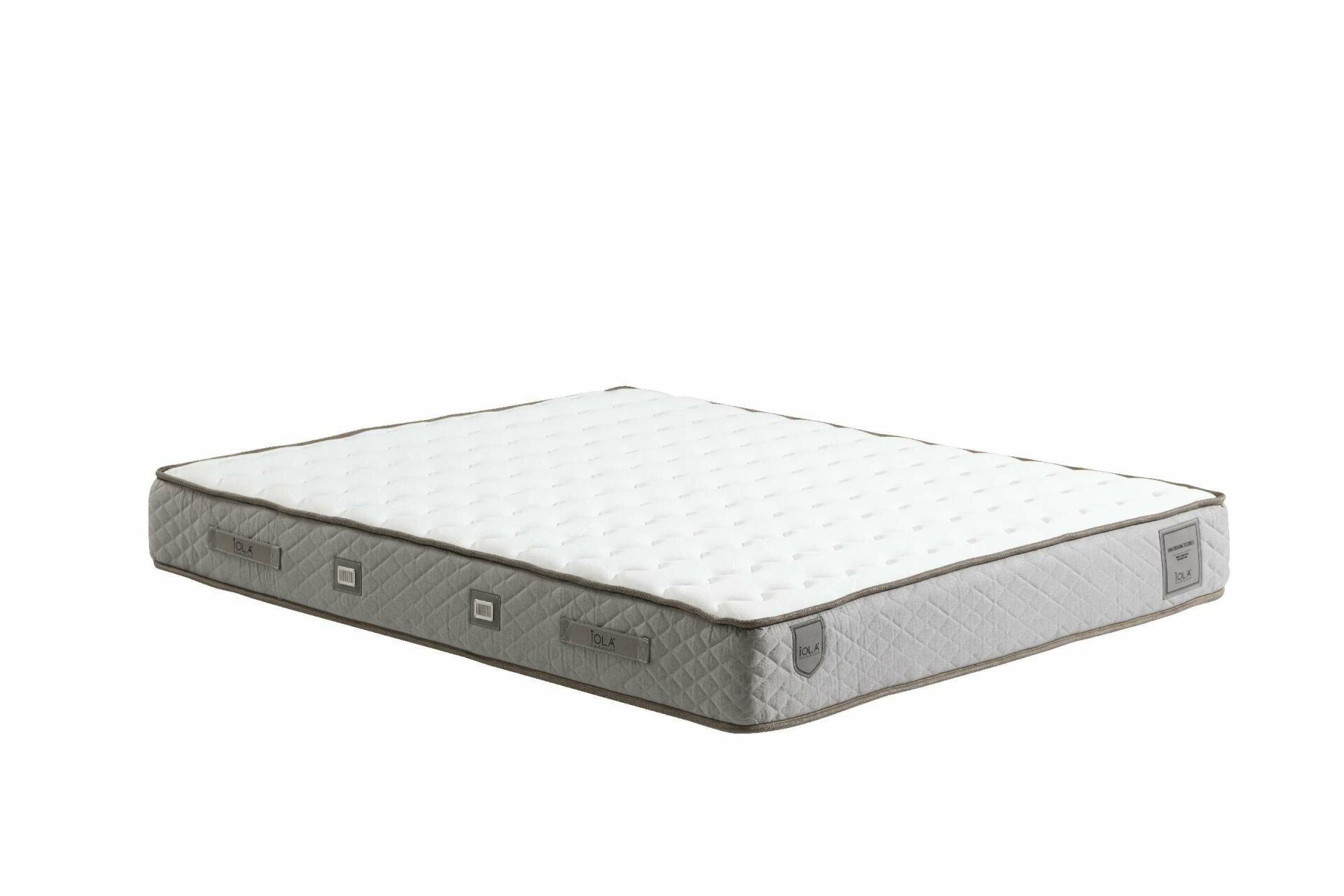 Saltea cu arcuri bonell, Hanah Home, poliester si polipropilena, gri, 180x200 cm — imaginea 4