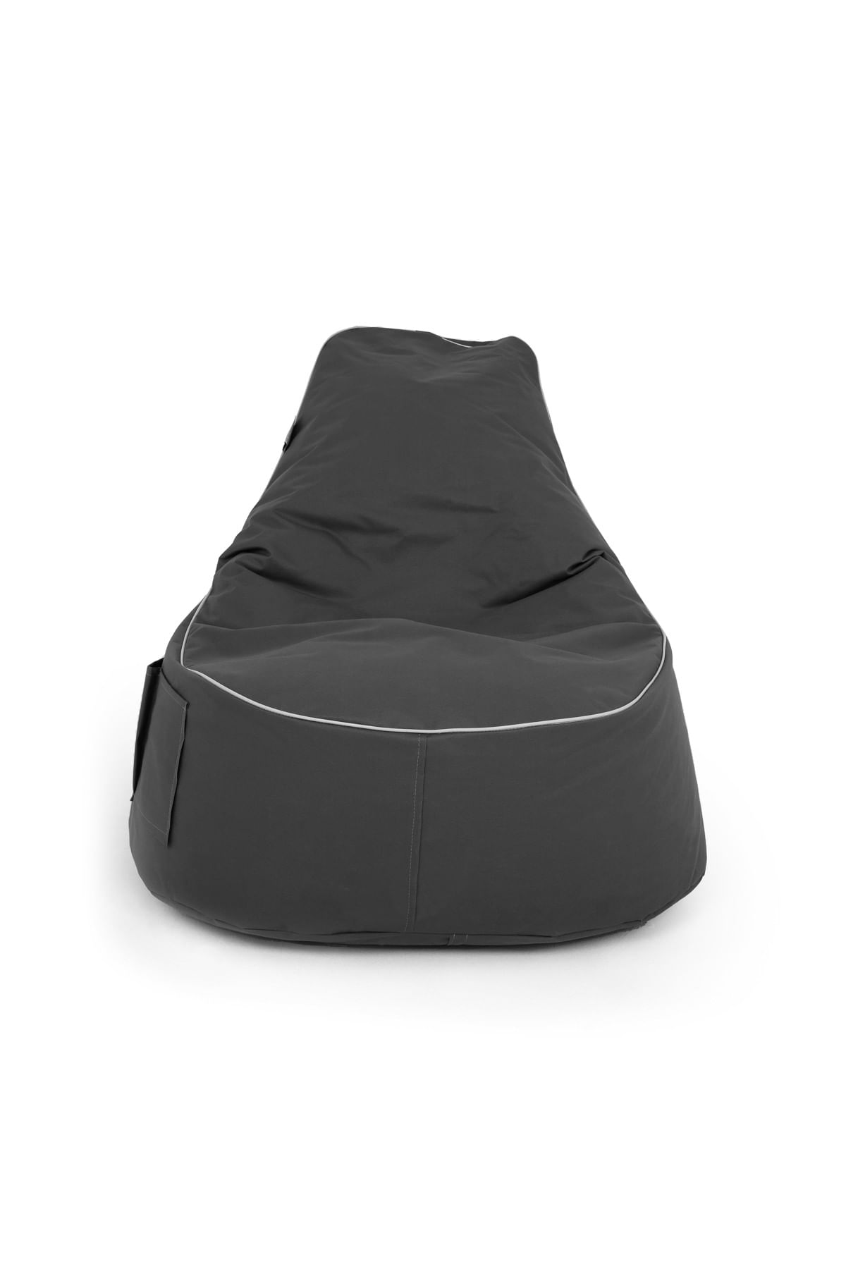 Fotoliu tip bean bag, Atelier Del Sofa, 100% poliester, gri, 80x75x30 cm — imaginea 2