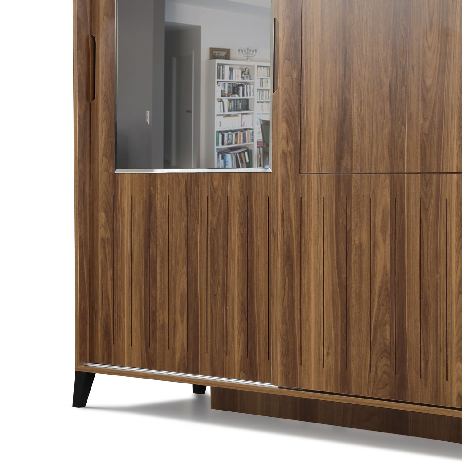 Dulap, Hanah Home, pal melaminat, nuc, 140x60x216 cm — imaginea 6