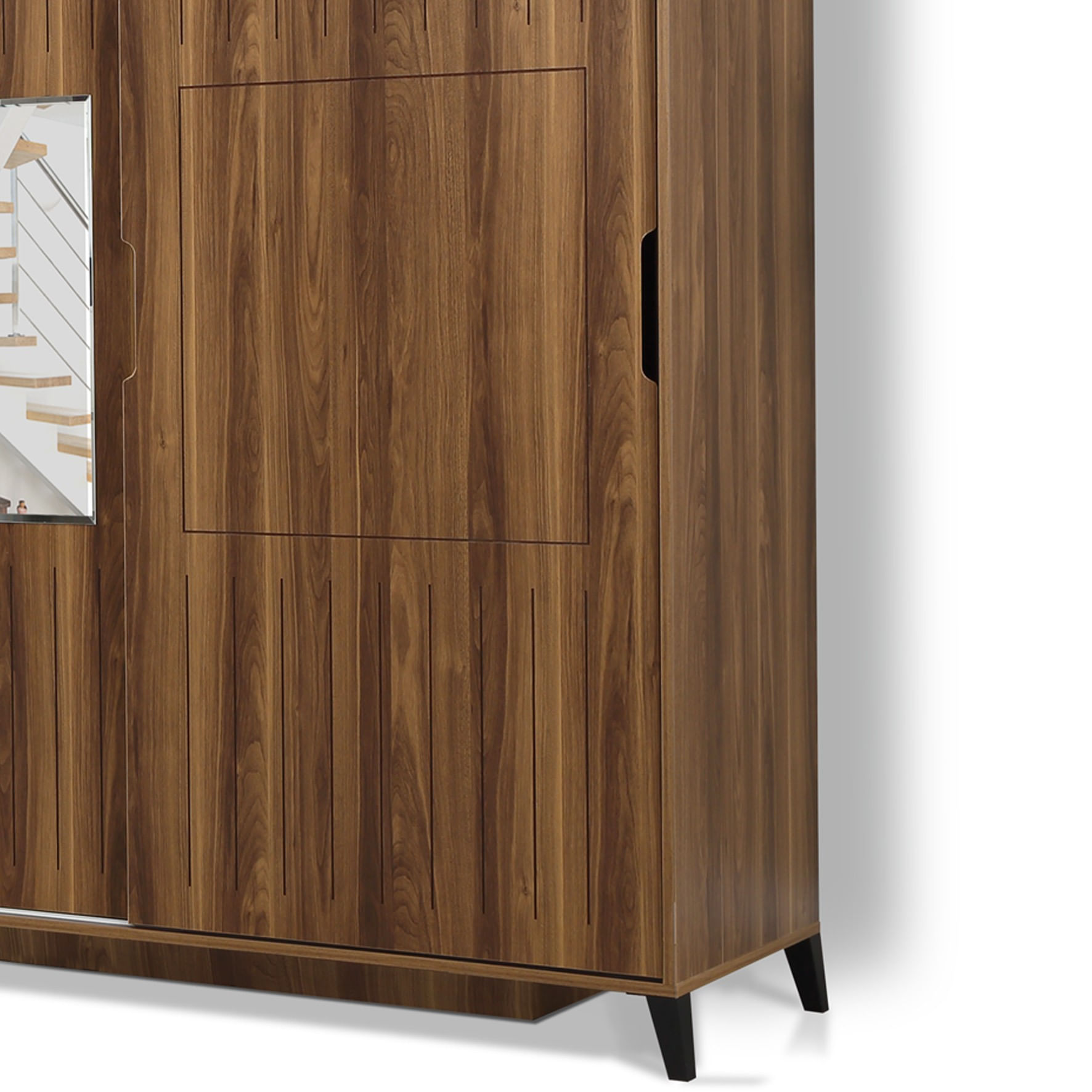 Dulap, Hanah Home, pal melaminat, nuc, 140x60x216 cm — imaginea 7