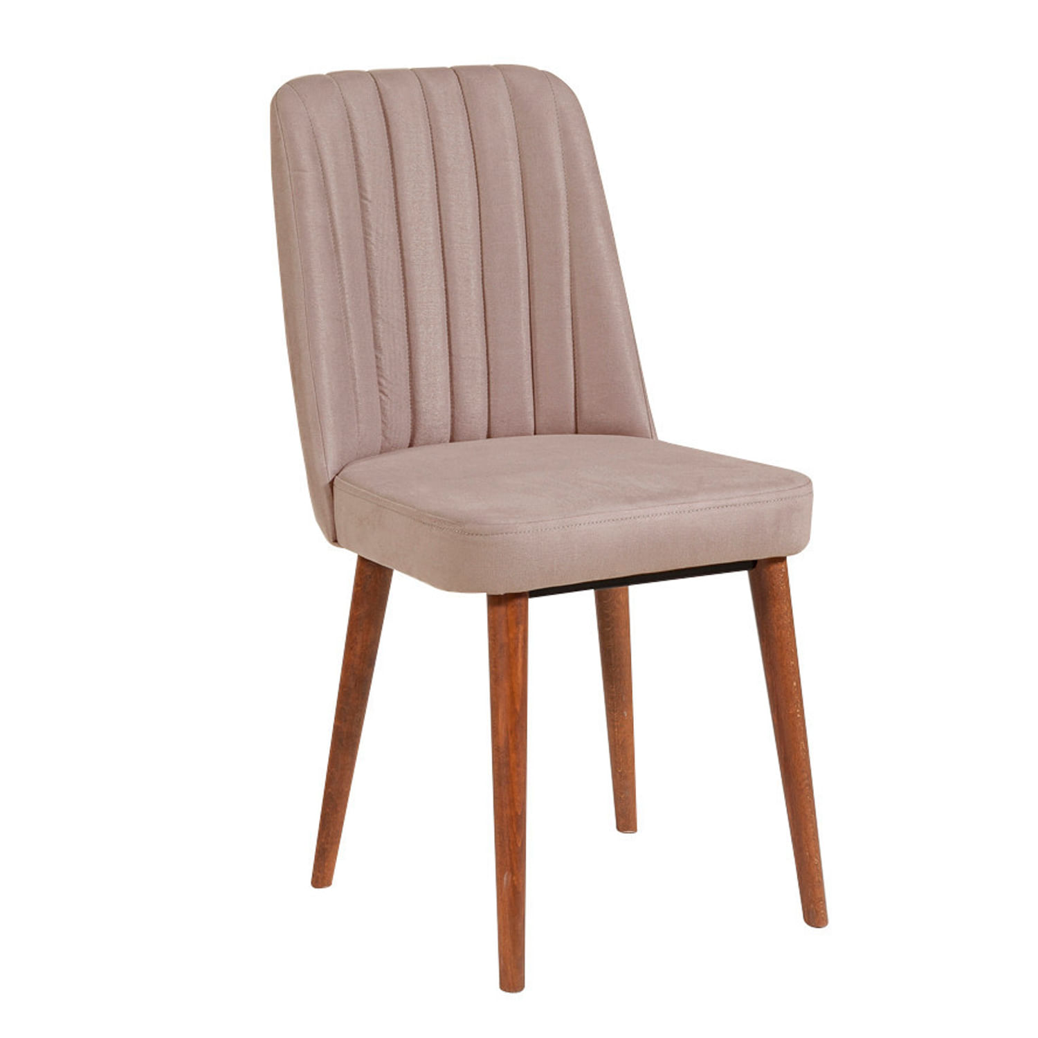 Scaun, Hanah Home, catifea, nuc si piatra, 47x46x89 cm — imaginea 2