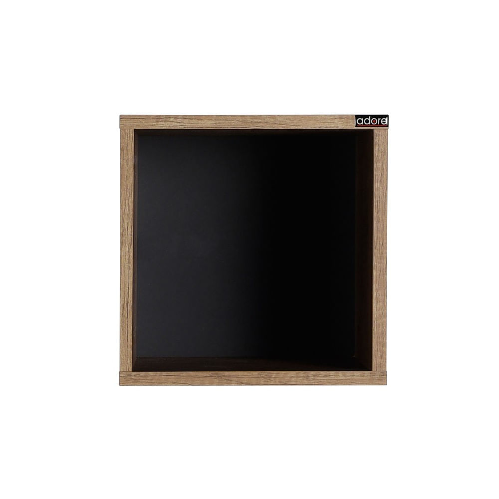 Raft de perete, Hanah Home, pal melaminat, nuc deschis, 33x33x19 cm — imaginea 5