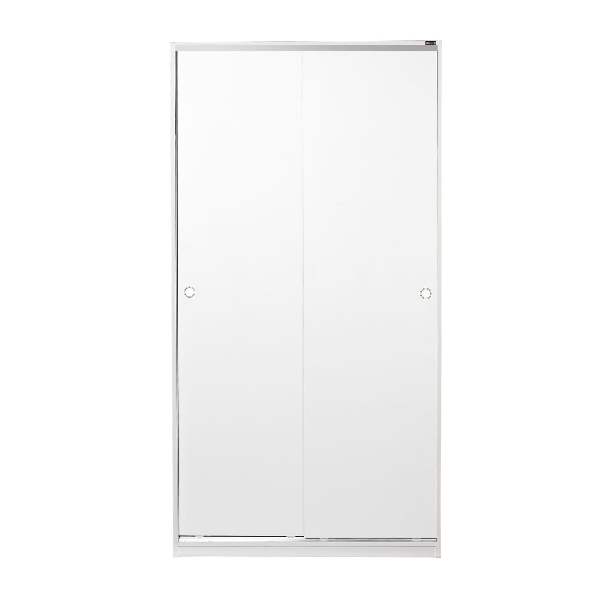 Dulap cu usi glisante, Hanah Home, panou aglomerat melaminat, alb, 94x52x182 cm — imaginea 6