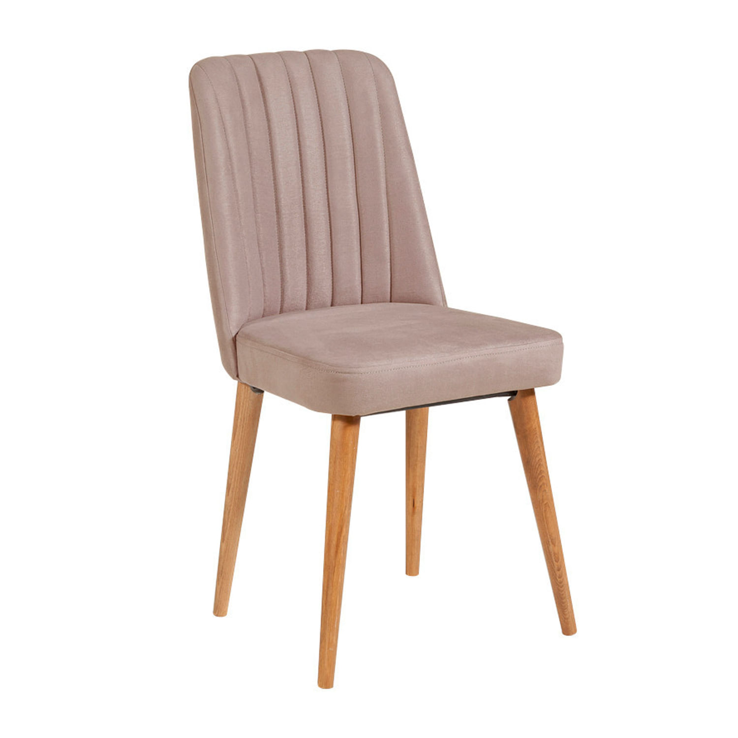 Scaun, Hanah Home, catifea, pin atlantic si piatra, 47x46x89 cm, 869VEL5179 — imaginea 5