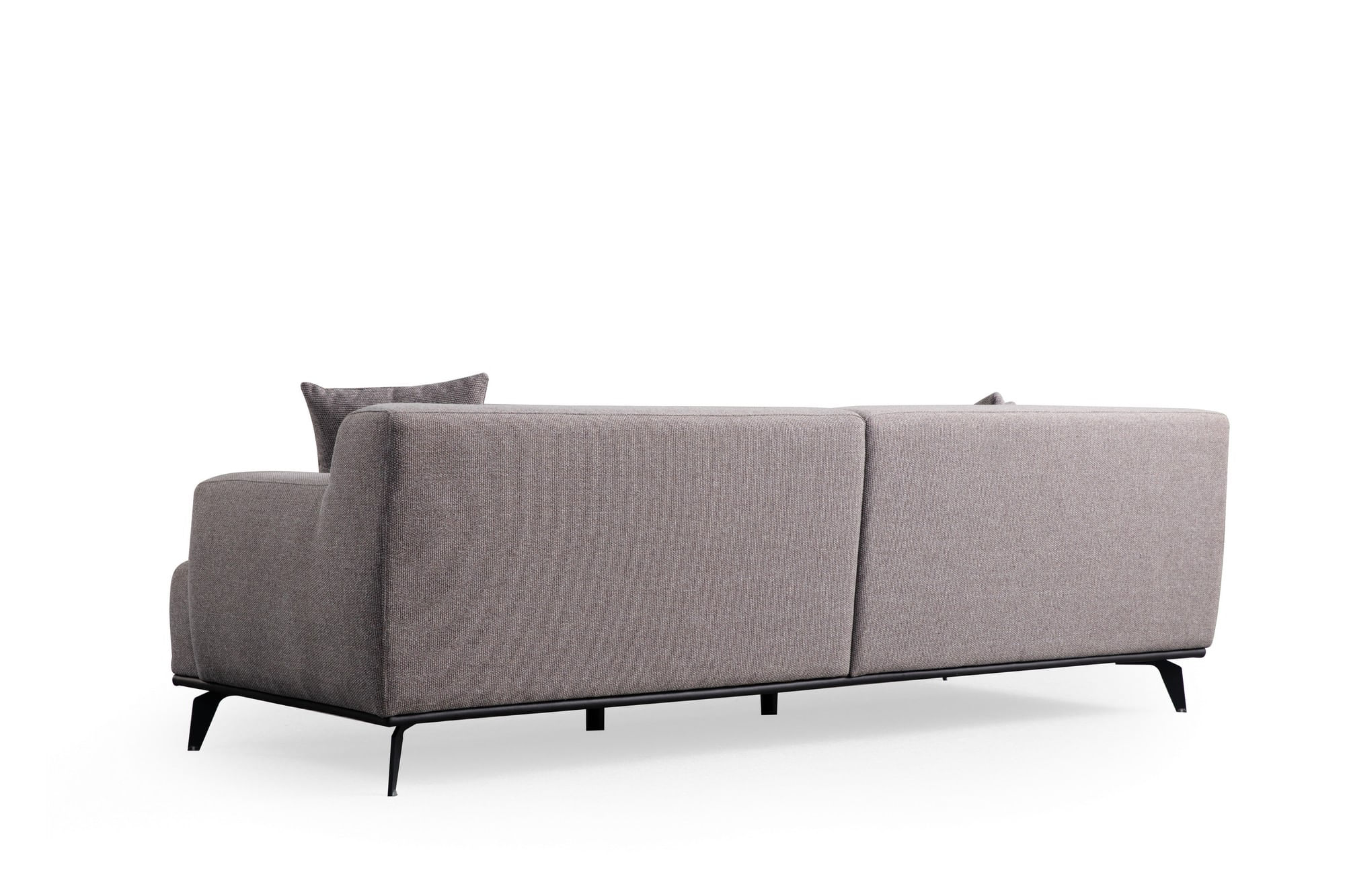 Canapea 3 locuri, Atelier Del Sofa, material textil, maro si gri, 240x100x75 cm — imaginea 9