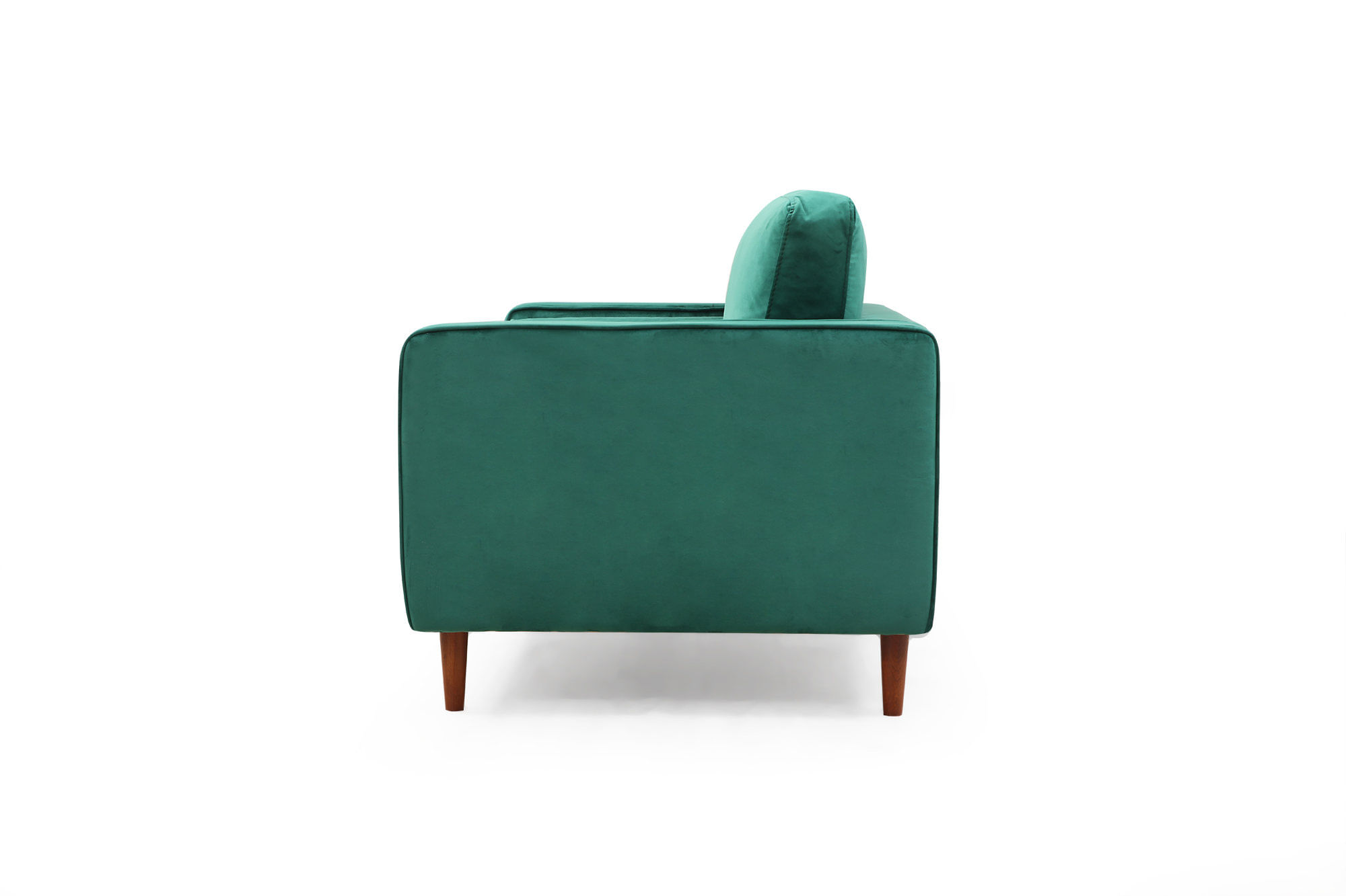 Canapea 2 locuri, Atelier Del Sofa, lemn fag si pal, verde, 175x90x70 cm — imaginea 4