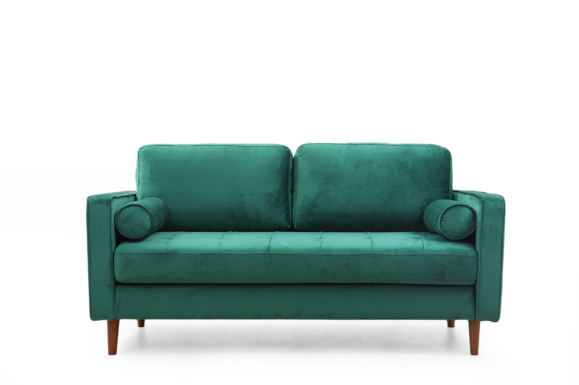 Canapea 2 locuri, Atelier Del Sofa, lemn fag si pal, verde, 175x90x70 cm — imaginea 8