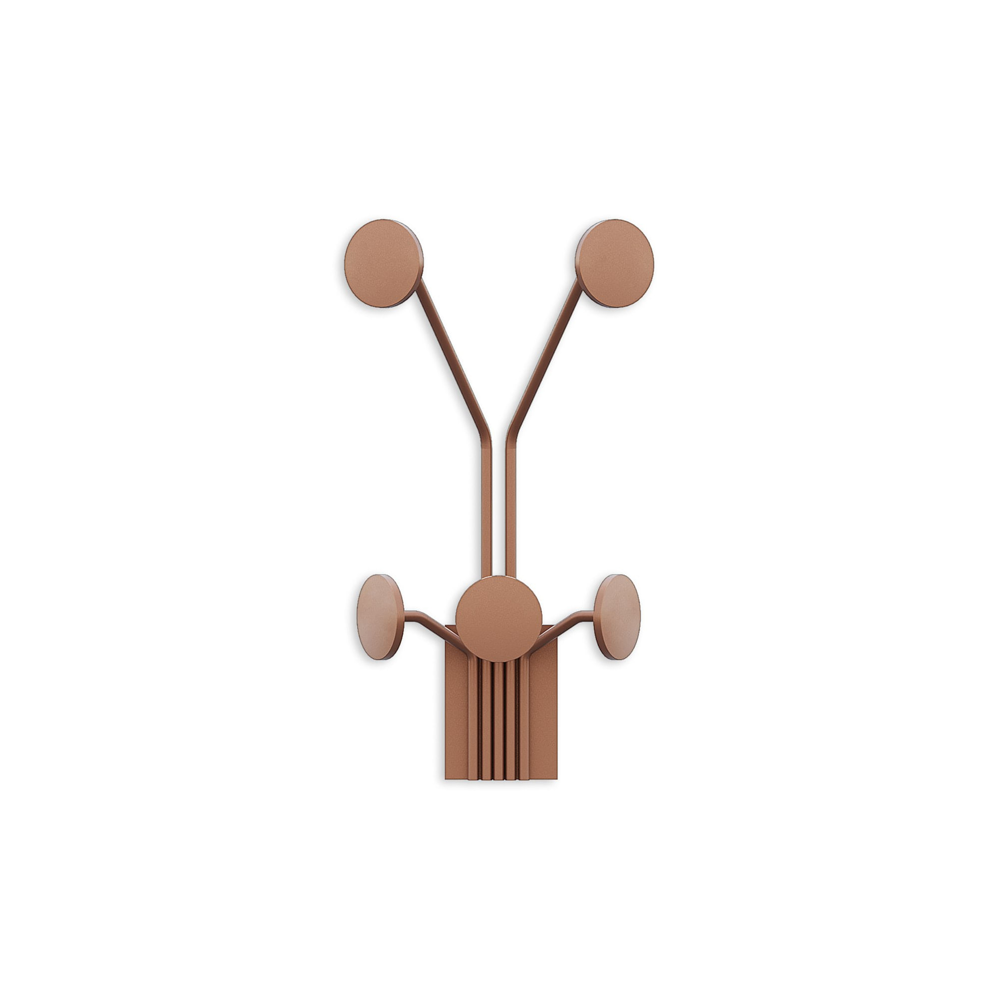 Cuiere de perete, Wallxpert, metal, cupru, 24x16x40 cm — imaginea 4