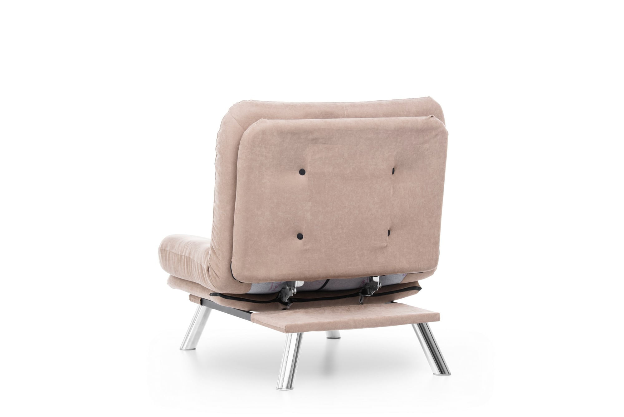 Fotoliu, Atelier Del Sofa, tesatura moale, mink, 88x90x105 cm — imaginea 3
