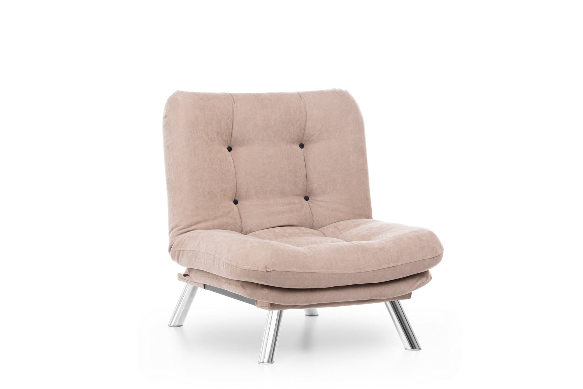 Fotoliu, Atelier Del Sofa, tesatura moale, mink, 88x90x105 cm — imaginea 4
