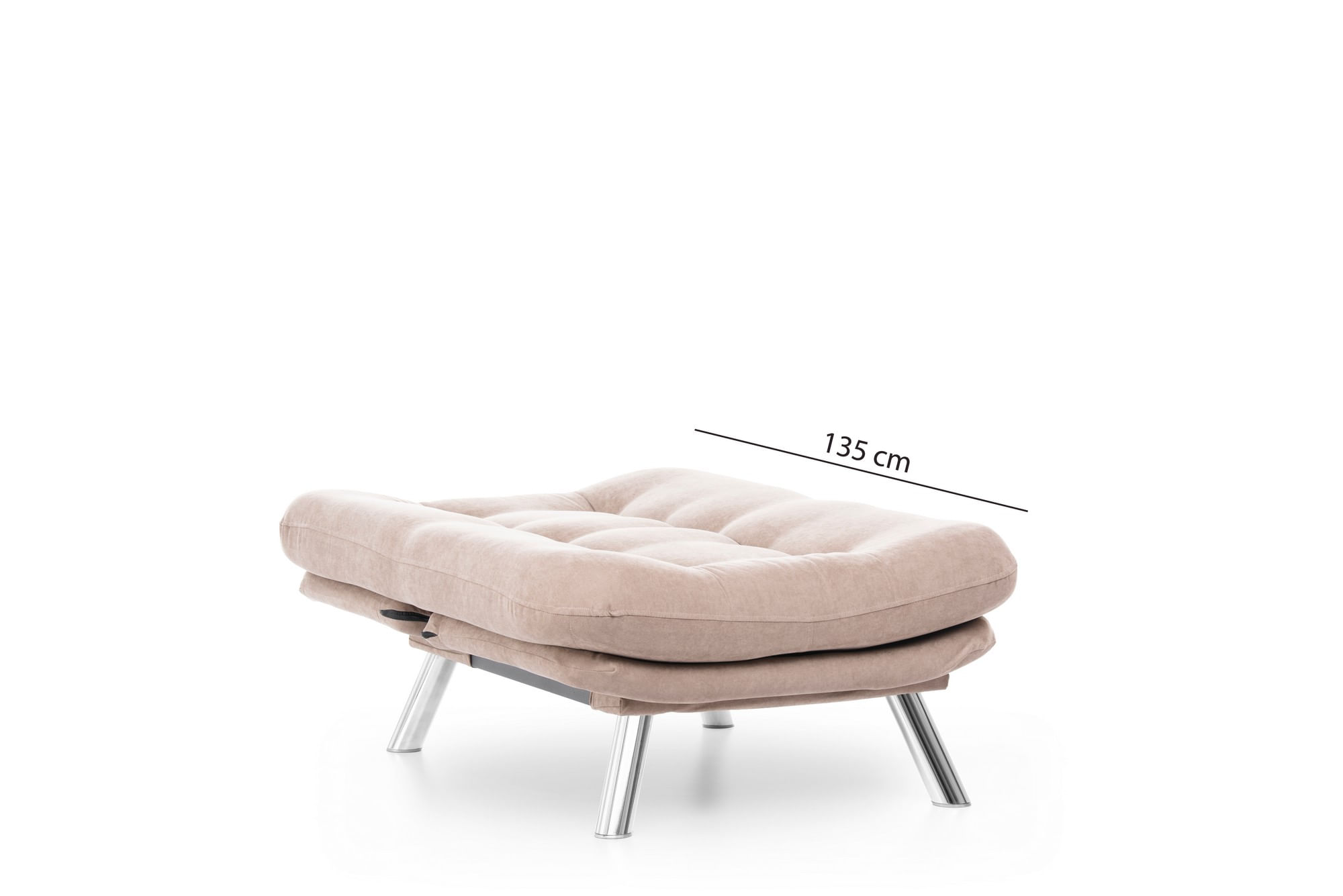Fotoliu, Atelier Del Sofa, tesatura moale, mink, 88x90x105 cm — imaginea 5