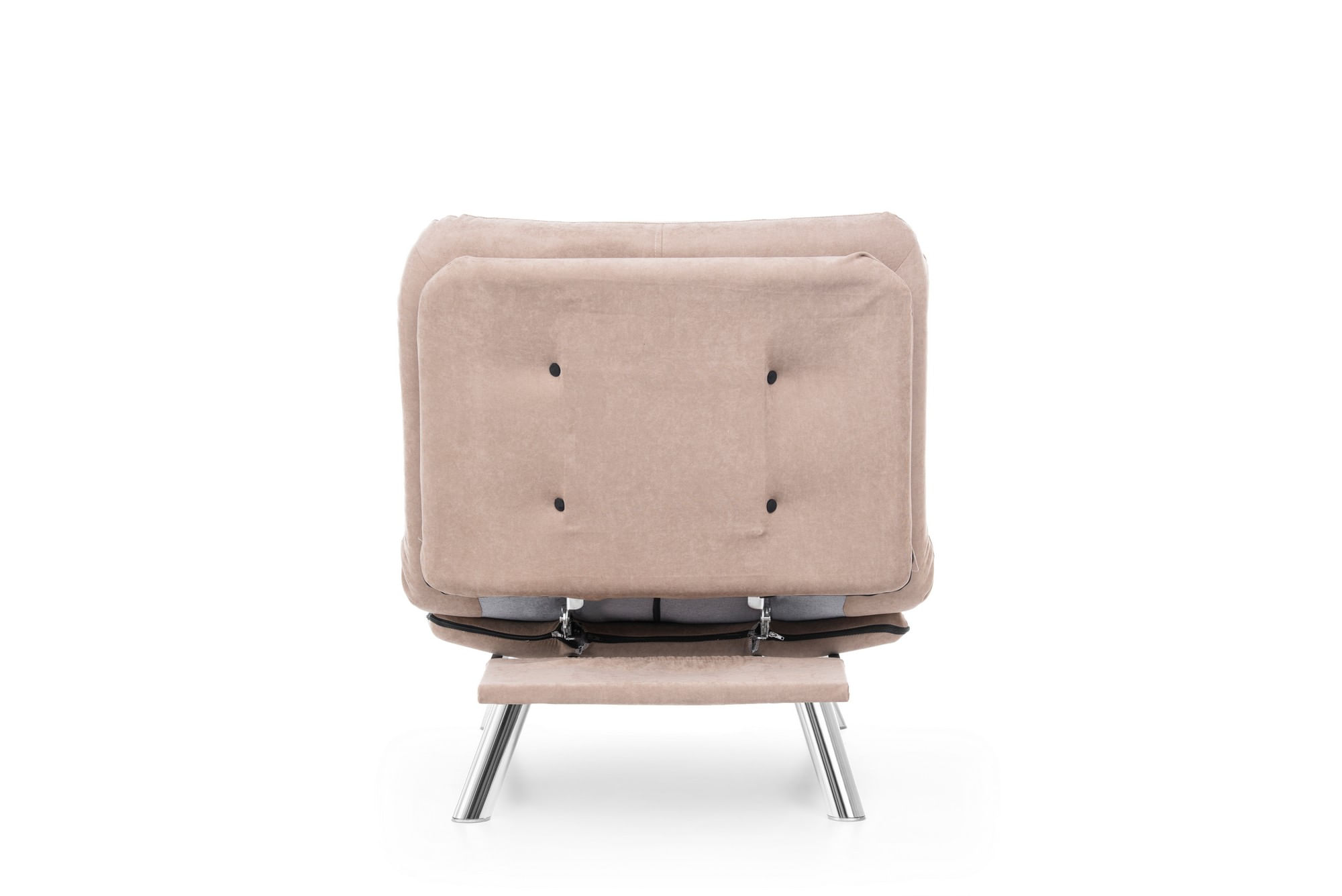 Fotoliu, Atelier Del Sofa, tesatura moale, mink, 88x90x105 cm — imaginea 6