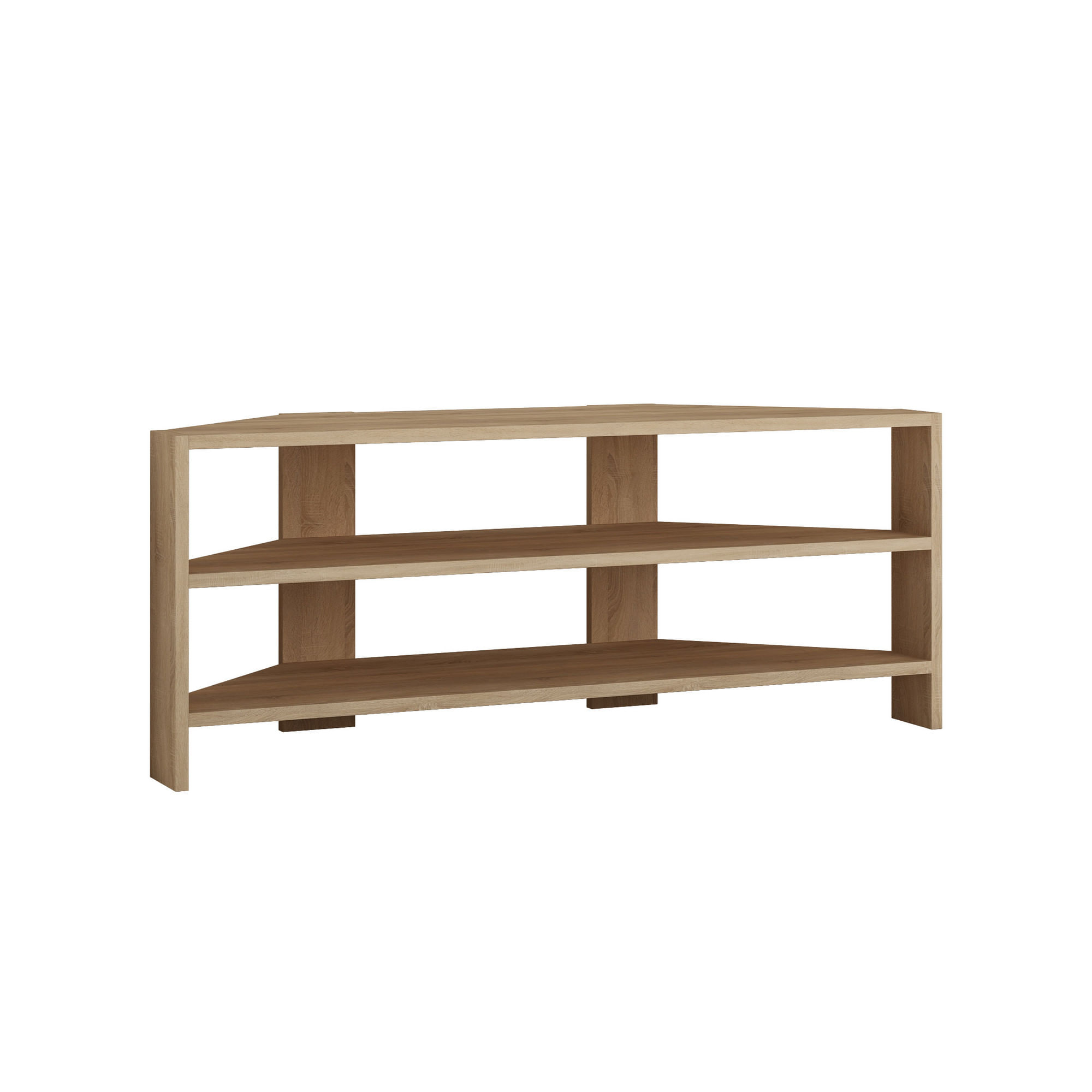 Comoda tv, Hanah Home, pal melaminat, stejar, 114x45x36 cm — imaginea 2