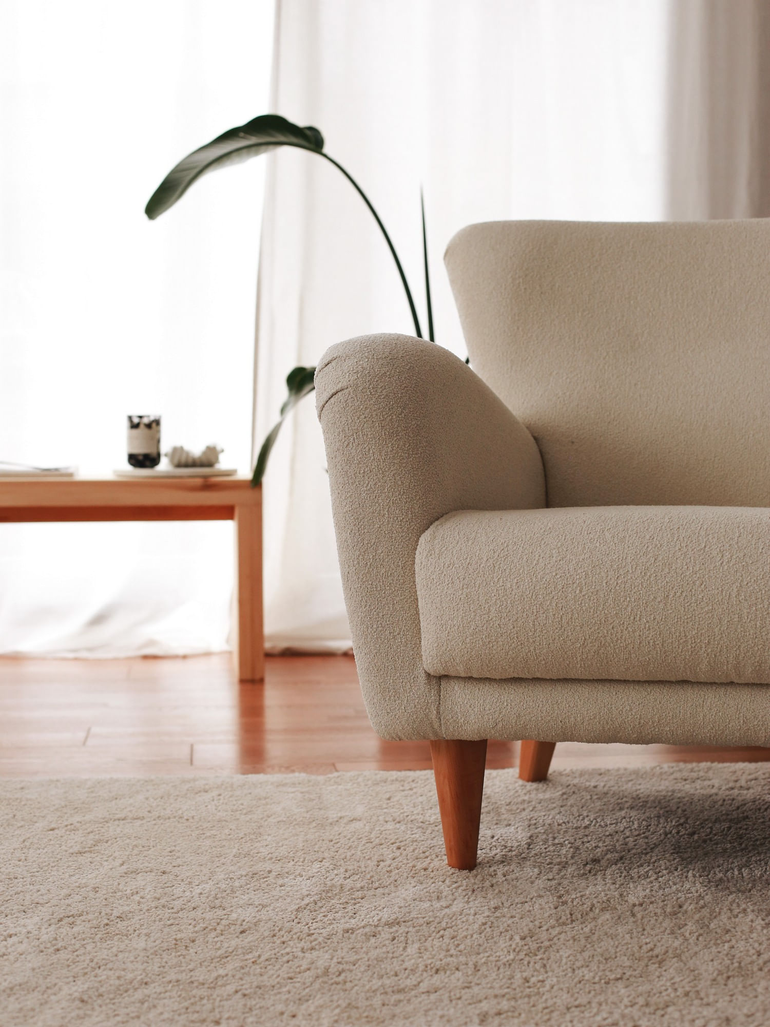 Fotoliu, Atelier Del Sofa, teddy, alb, 85x85x82 cm — imaginea 6
