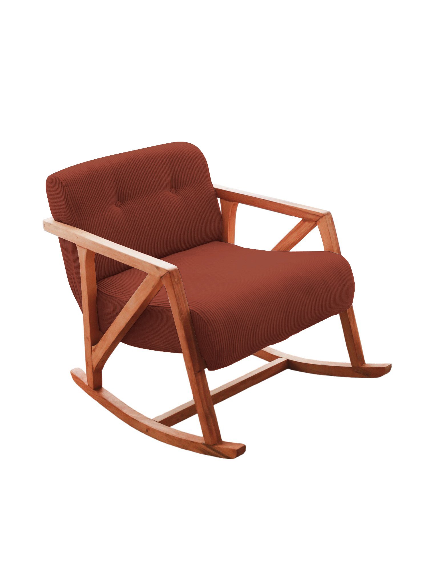 Fotoliu, Atelier Del Sofa, catifea, vermilion, 85x67x75 cm — imaginea 2