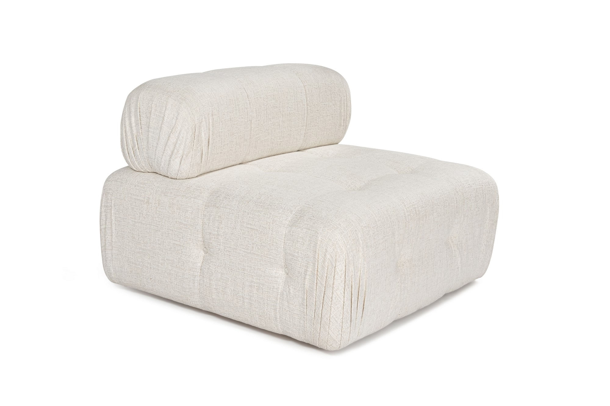 Fotoliu, Atelier Del Sofa, lemn fag, crem, 100x100x80 cm — imaginea 2
