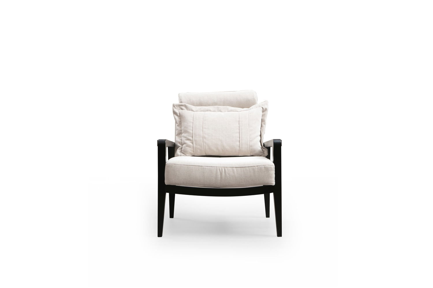 Fotoliu, Hanah Home, lemn de fag, crem, 77x90x84 cm — imaginea 5
