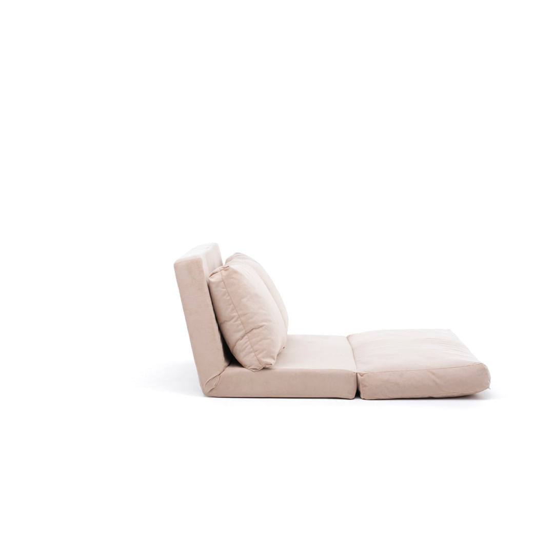 Canapea extensibila, Hanah Home, metal, crem, 185x120 cm — imaginea 7
