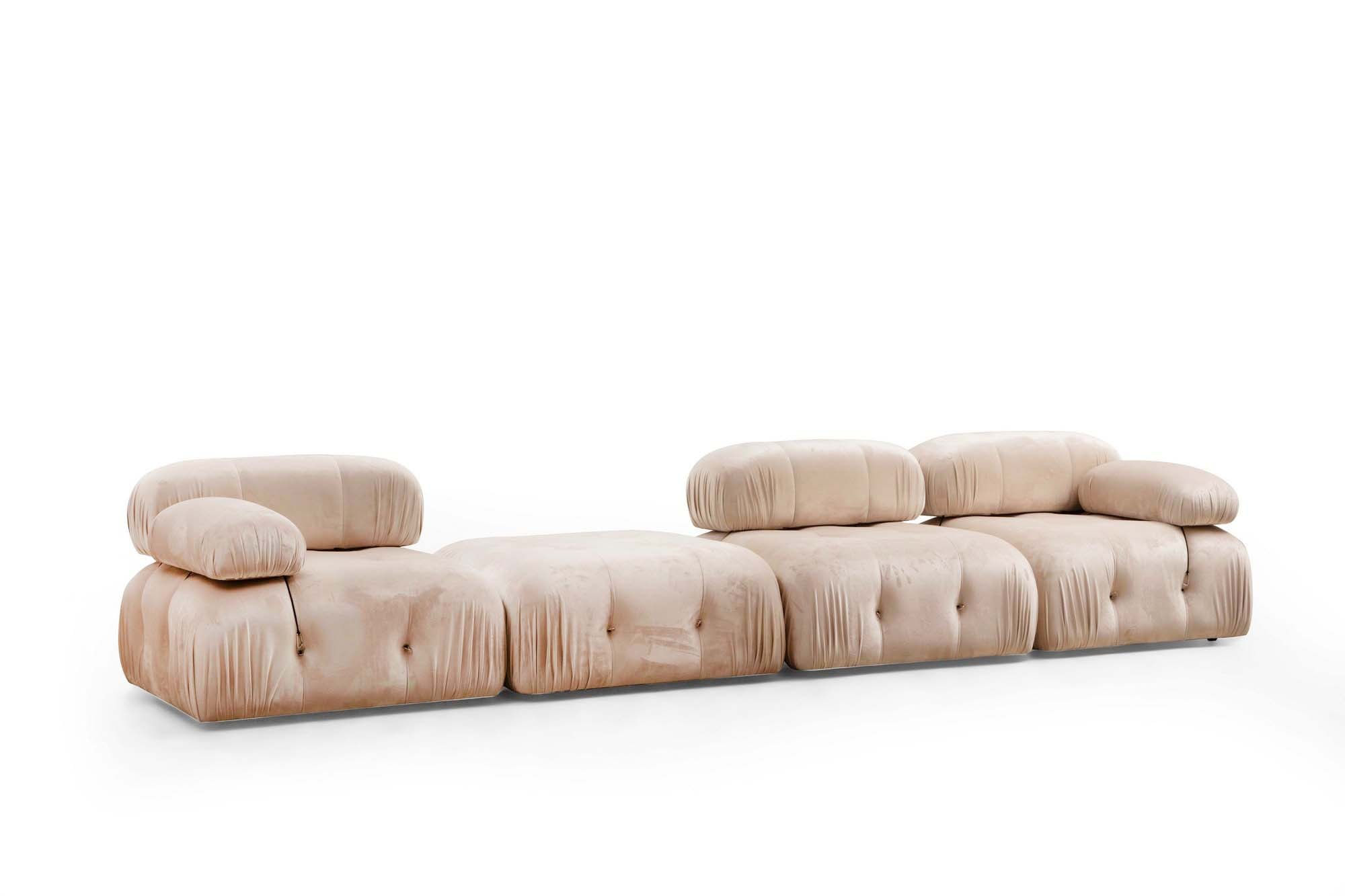Fotoliu, Hanah Home, lemn fag, crem, 95x95x75 cm — imaginea 2