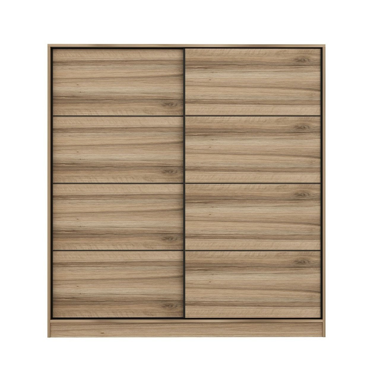 Sifonier, Hanah Home, panou de particule cu melamina, dore, 180x52x190 cm — imaginea 7
