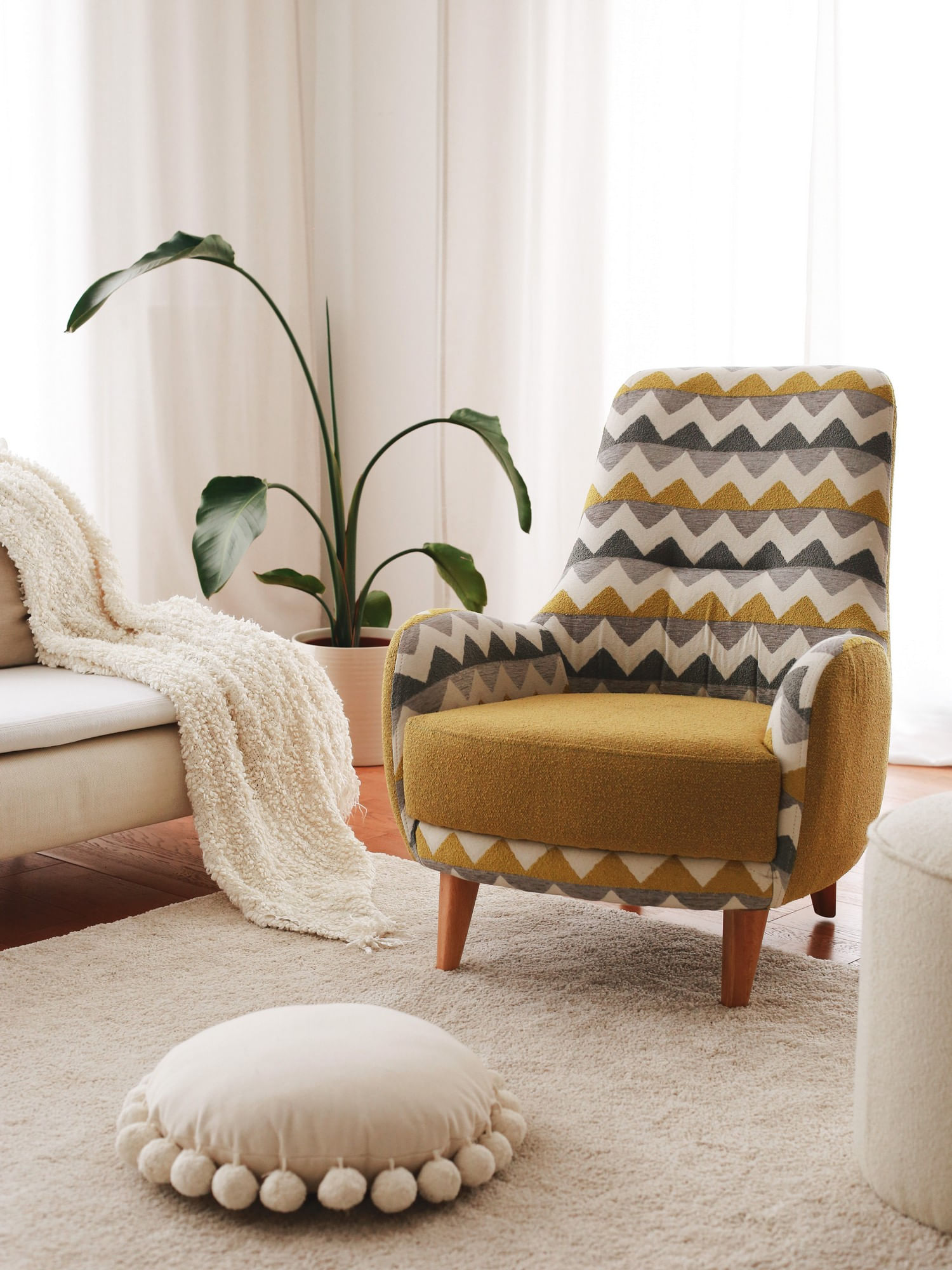 Fotoliu, Atelier Del Sofa, teddy, multicolor, 88x75x95 cm