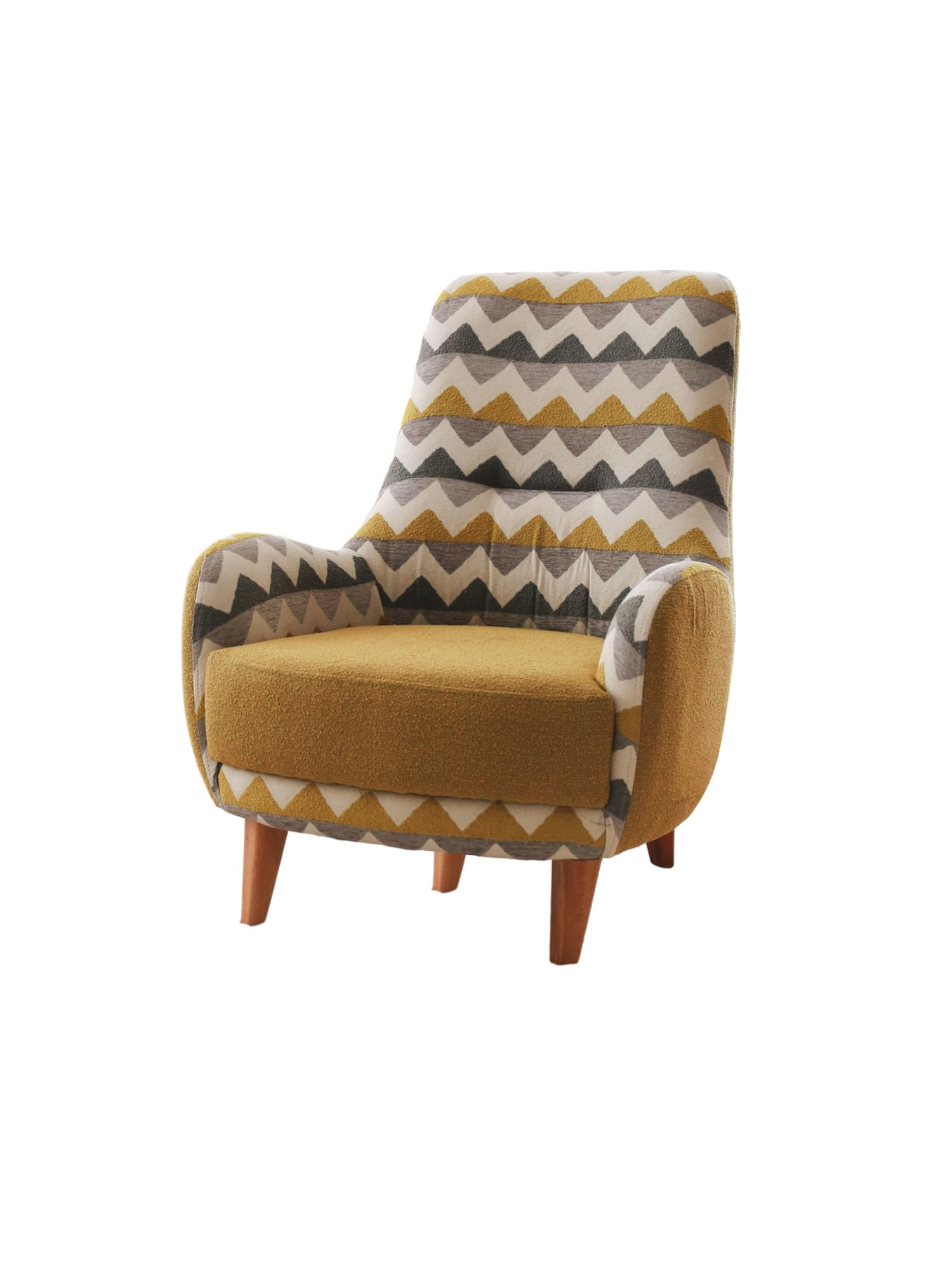 Fotoliu, Atelier Del Sofa, teddy, multicolor, 88x75x95 cm — imaginea 3