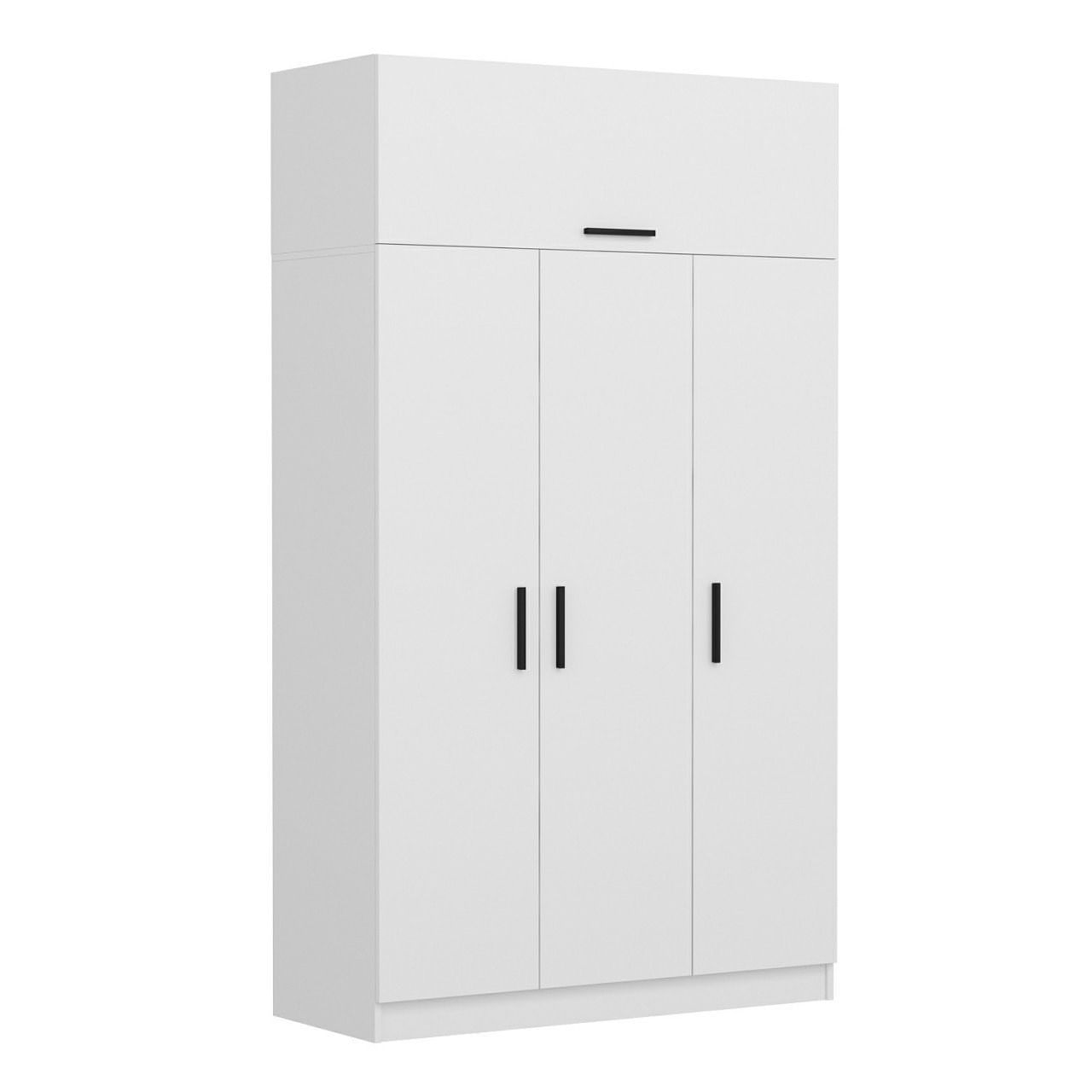 Sifonier, Hanah Home, pal melaminat, alb, 135x52x235 cm — imaginea 2