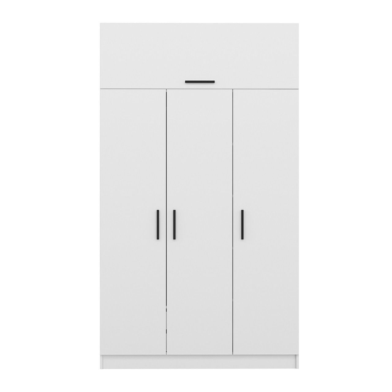 Sifonier, Hanah Home, pal melaminat, alb, 135x52x235 cm — imaginea 6
