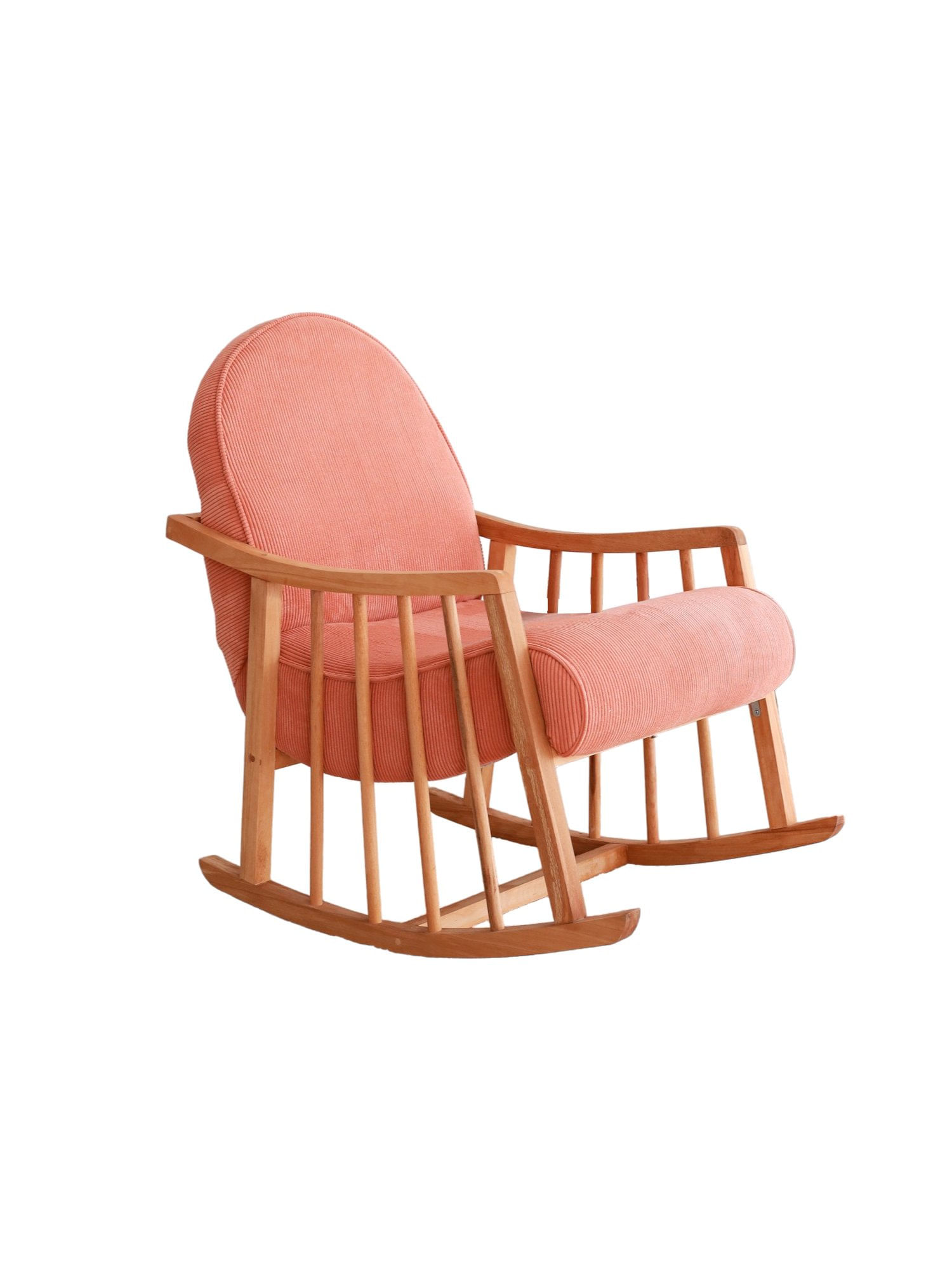 Fotoliu, Atelier Del Sofa, catifea, coral, 68x80x93 cm