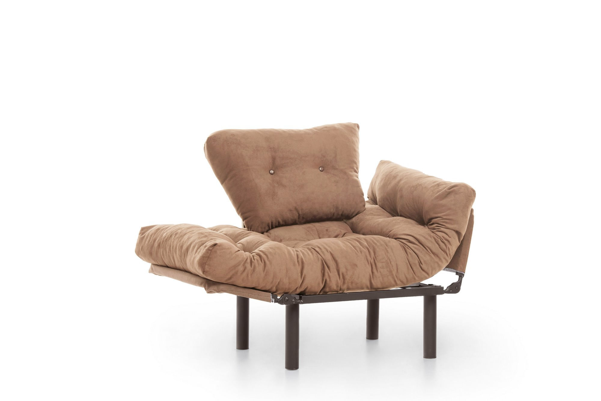 Fotoliu, Atelier Del Sofa, metal, maro deschis, 95x85x70 cm — imaginea 2
