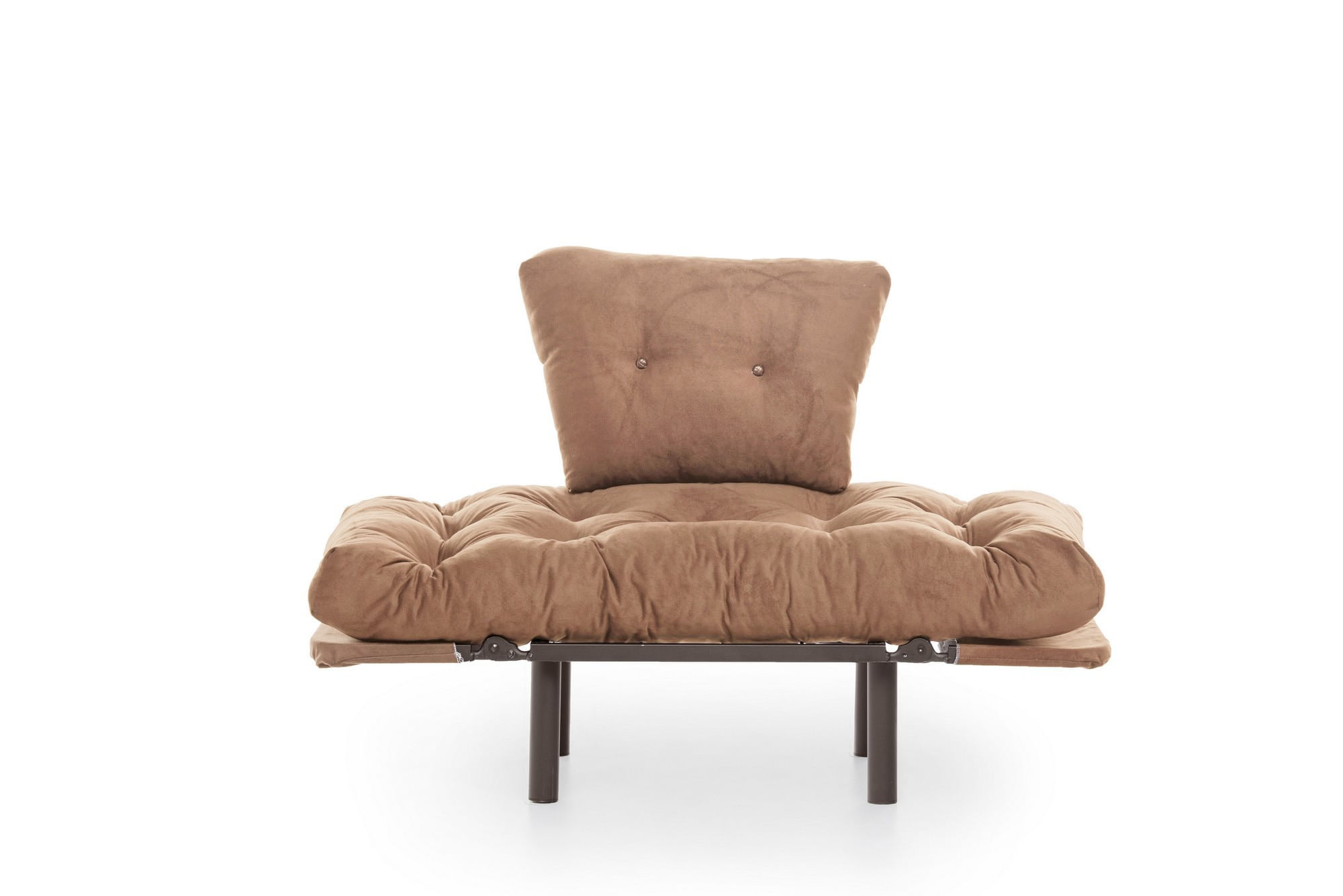 Fotoliu, Atelier Del Sofa, metal, maro deschis, 95x85x70 cm — imaginea 3