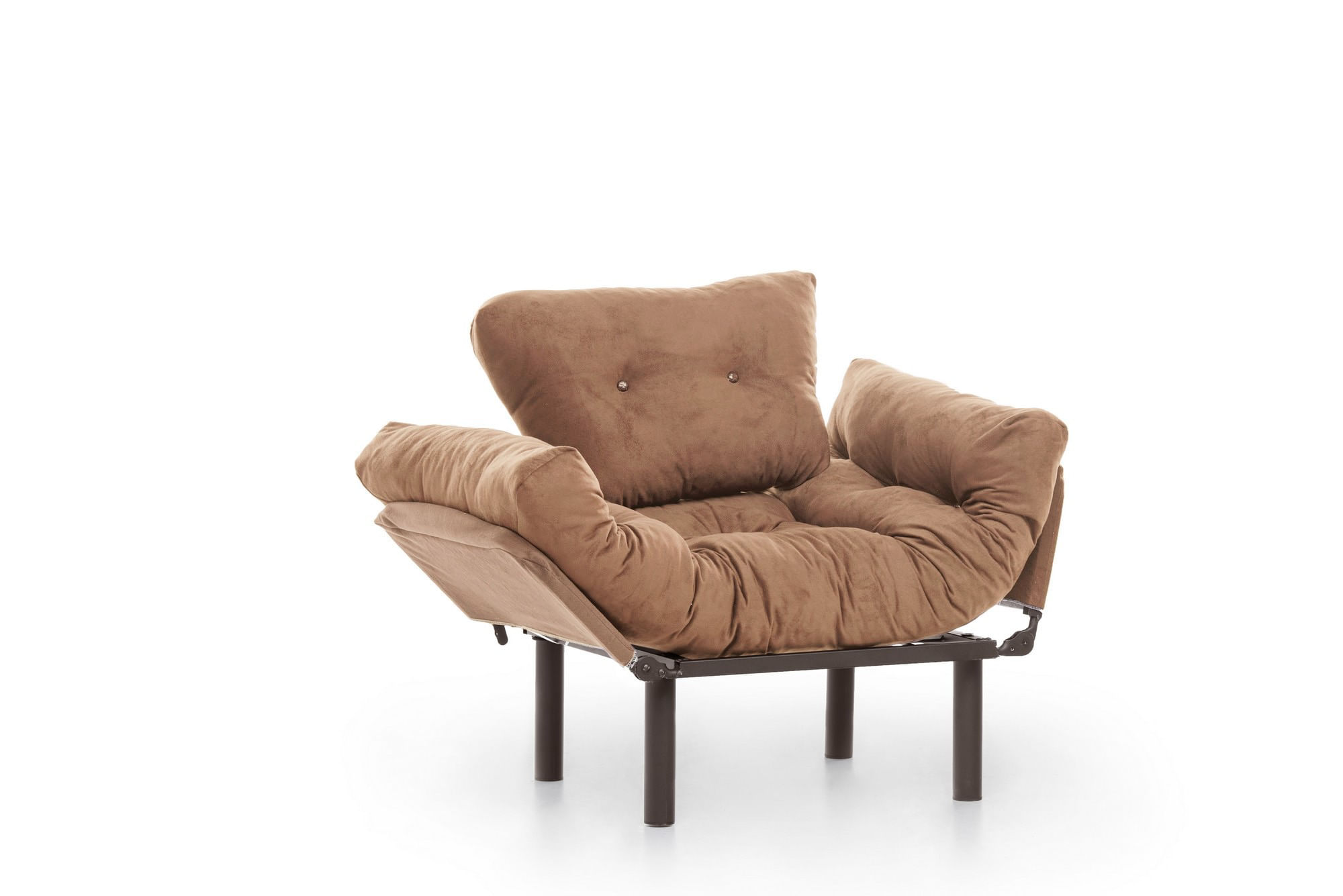 Fotoliu, Atelier Del Sofa, metal, maro deschis, 95x85x70 cm — imaginea 5