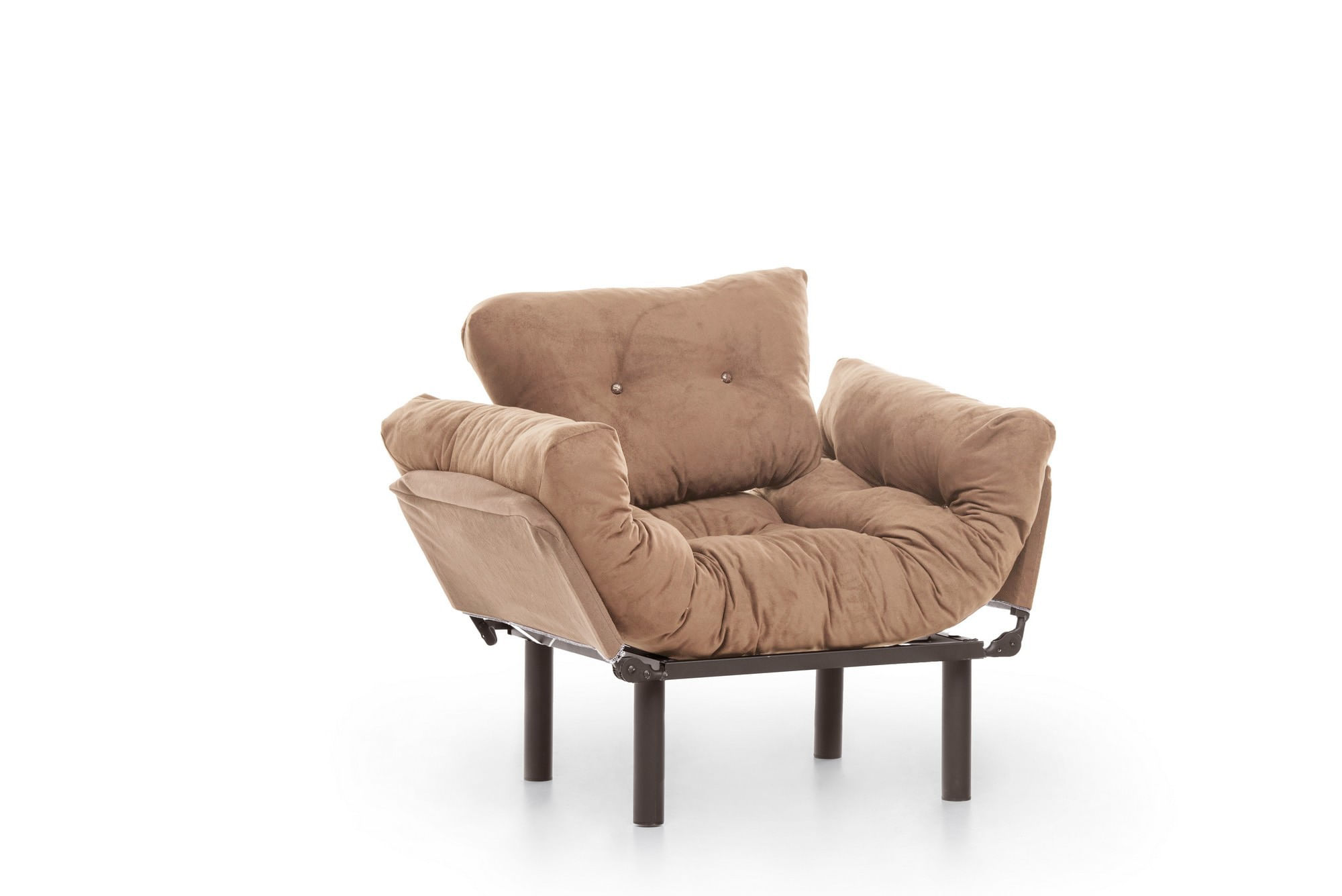 Fotoliu, Atelier Del Sofa, metal, maro deschis, 95x85x70 cm — imaginea 6