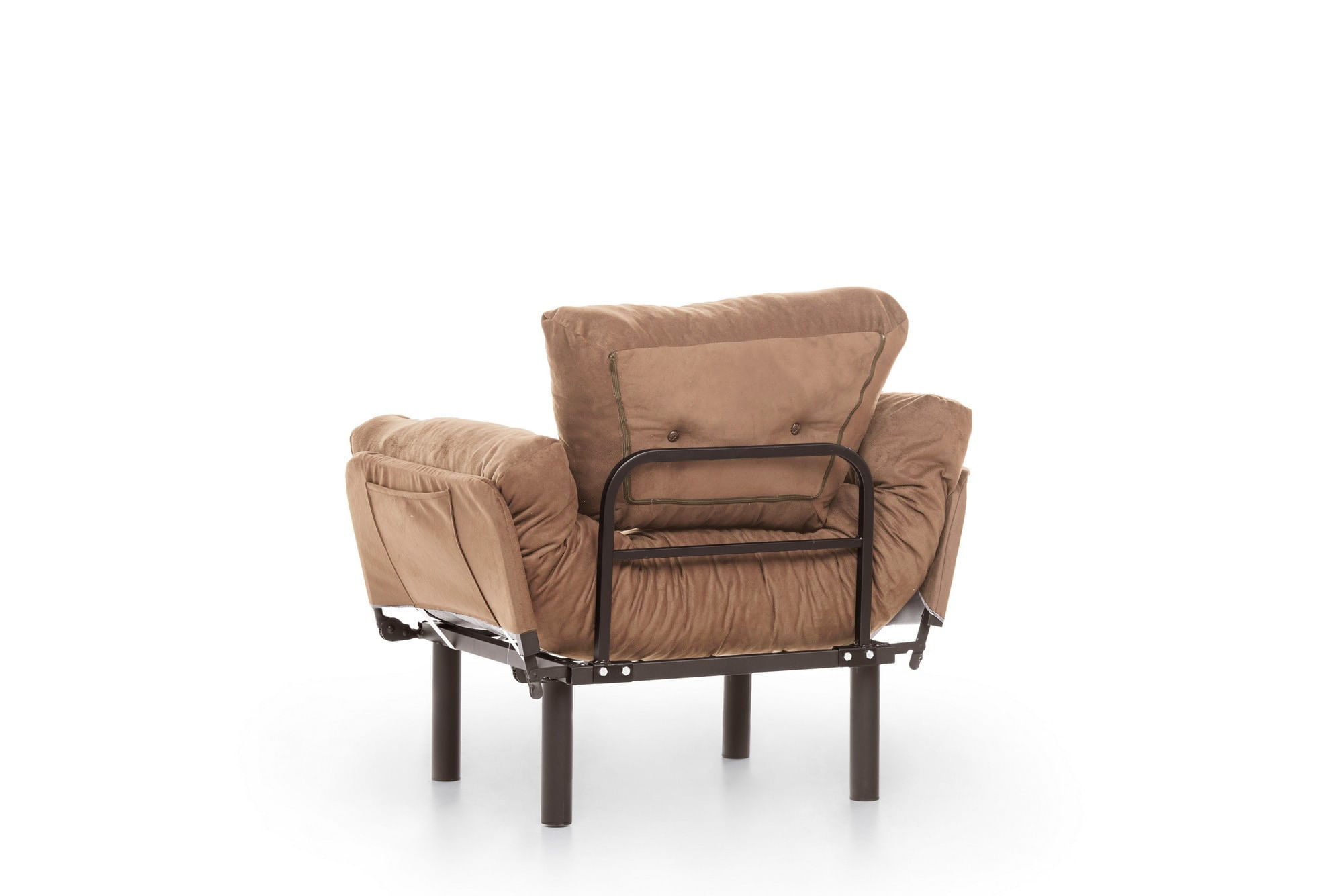 Fotoliu, Atelier Del Sofa, metal, maro deschis, 95x85x70 cm — imaginea 8