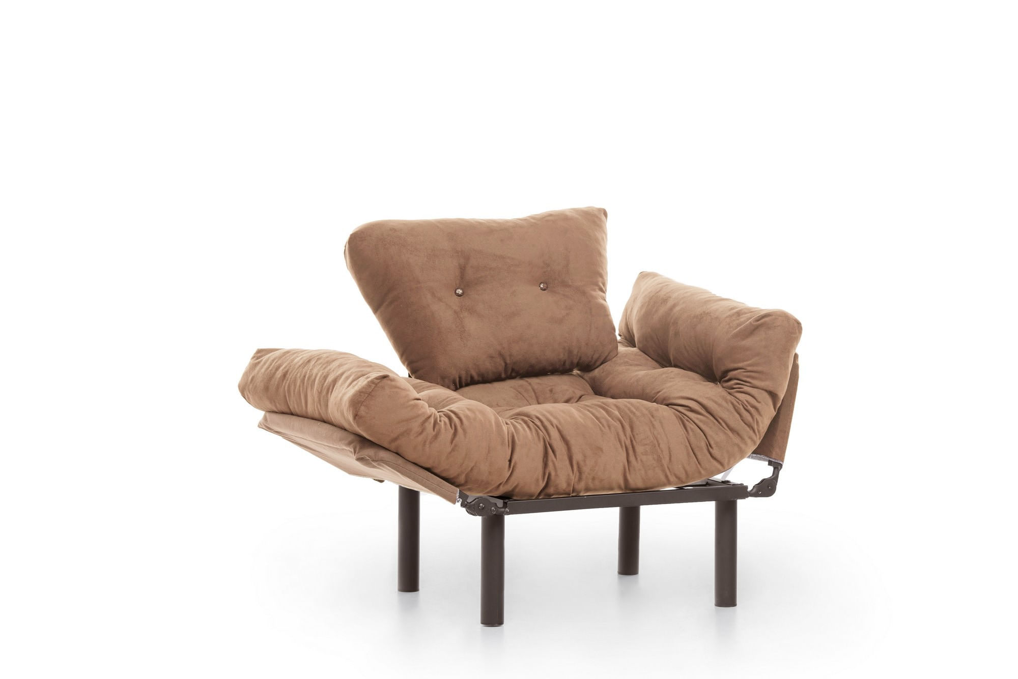 Fotoliu, Atelier Del Sofa, metal, maro deschis, 95x85x70 cm — imaginea 10