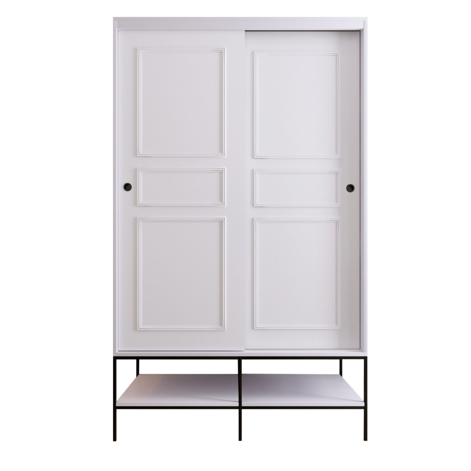 Sifonier, Hanah Home, pal melaminat, alb, 120x57x200 cm — imaginea 7