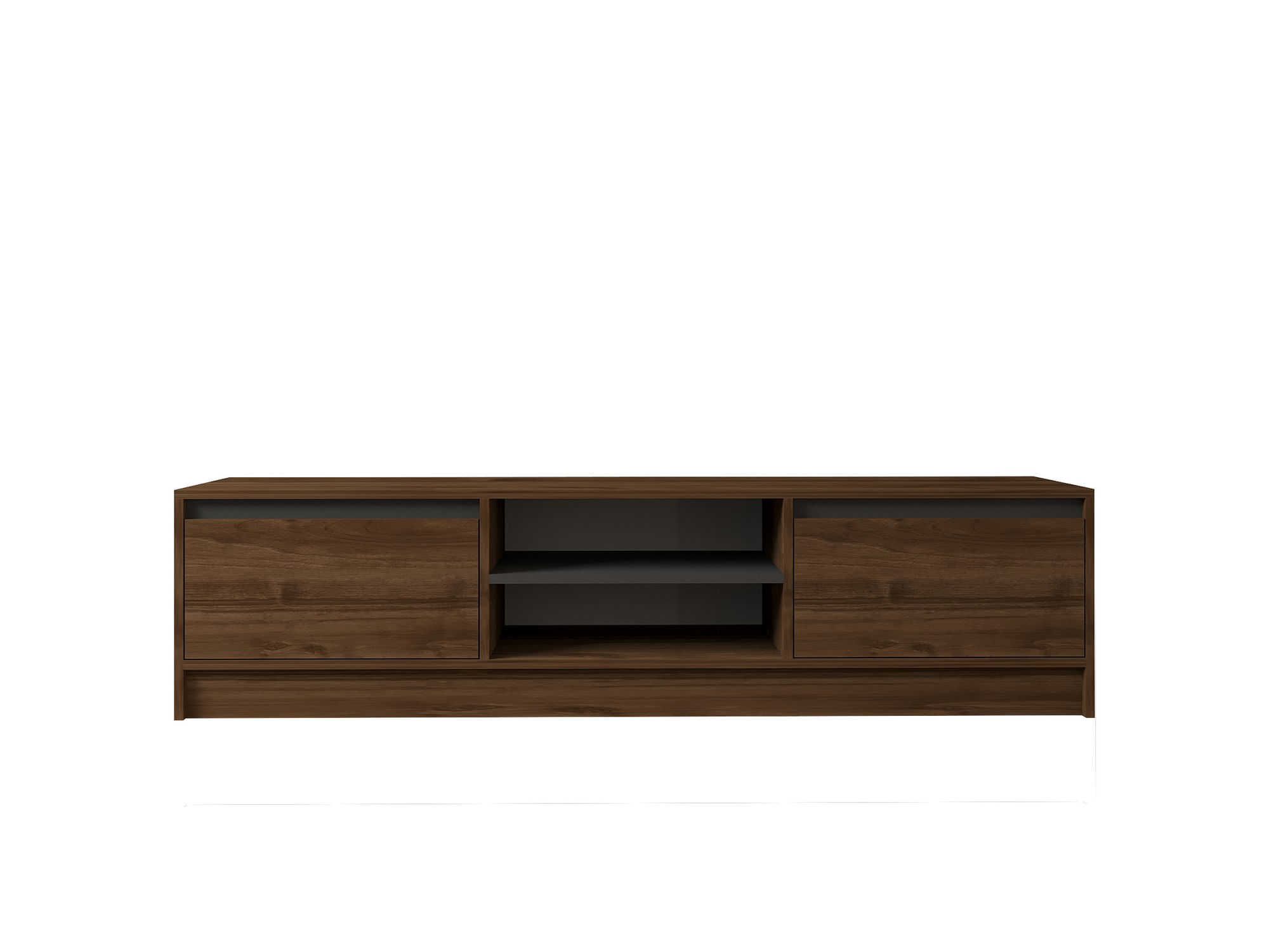 Comoda tv, Hanah Home, pal melaminat, nuc si antracit, 180x45x40 cm