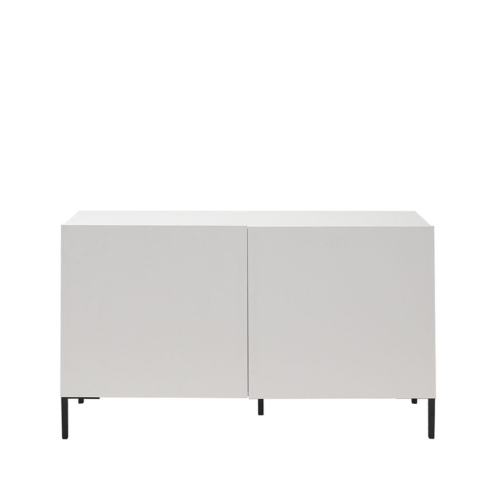 Comoda tv, Hanah Home, pal melaminat, alb diamant, 120x43x70 cm — imaginea 5