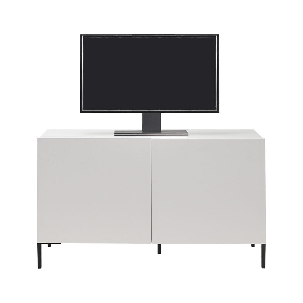 Comoda tv, Hanah Home, pal melaminat, alb diamant, 120x43x70 cm — imaginea 6