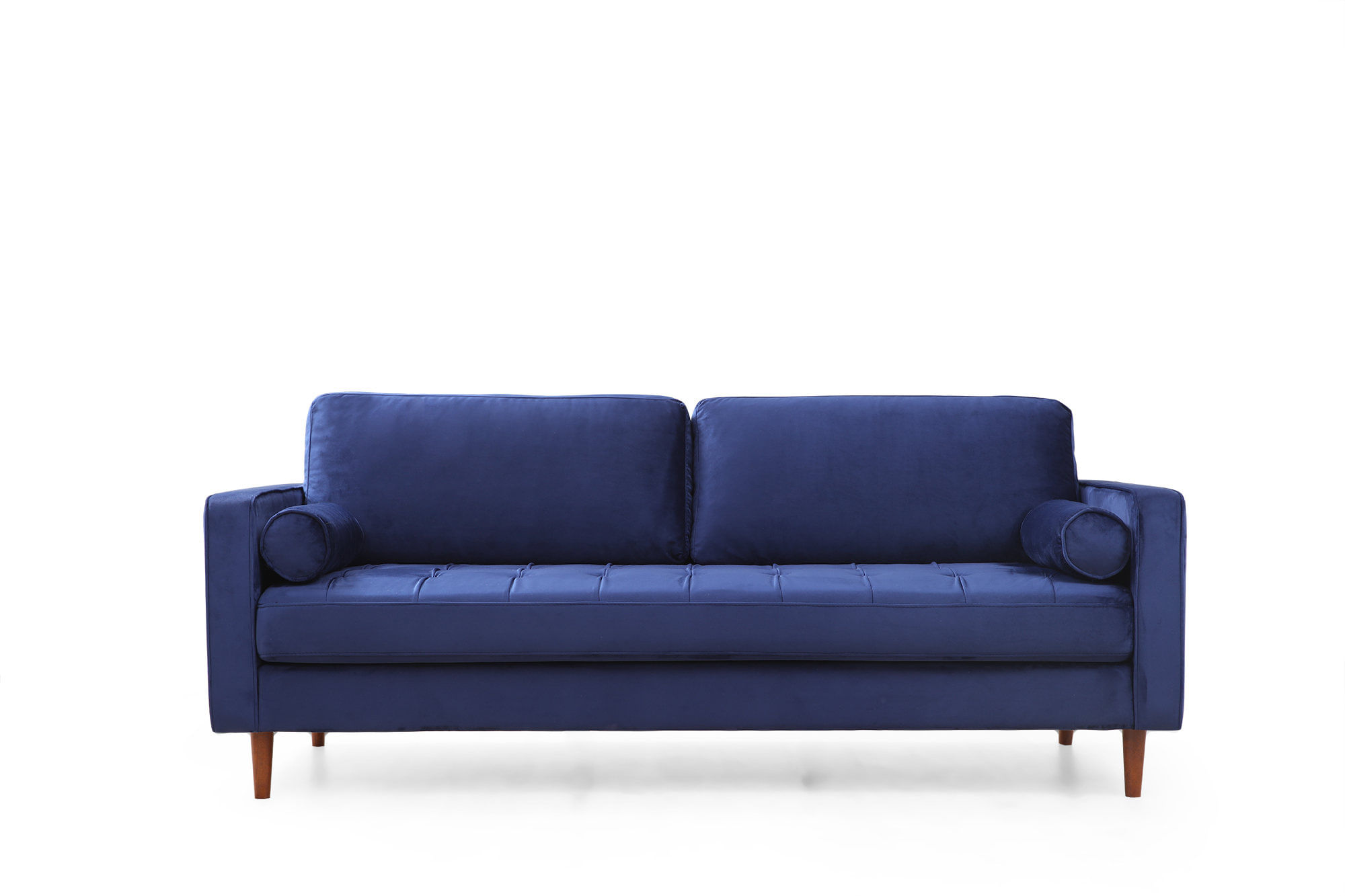 Canapea 3 locuri, Atelier Del Sofa, lemn fag, albastru marin, 215x90x70 cm — imaginea 7