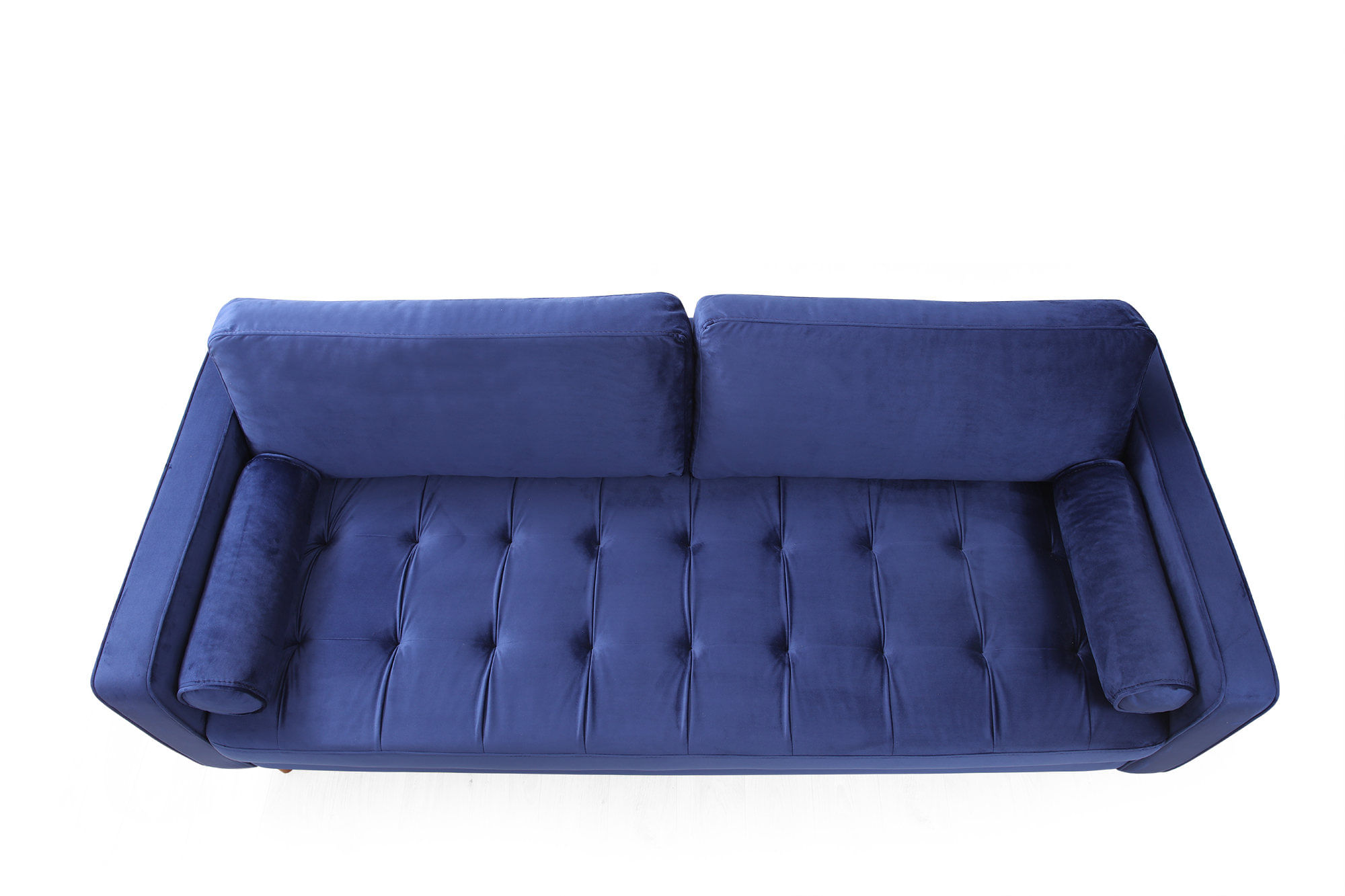 Canapea 3 locuri, Atelier Del Sofa, lemn fag, albastru marin, 215x90x70 cm — imaginea 11