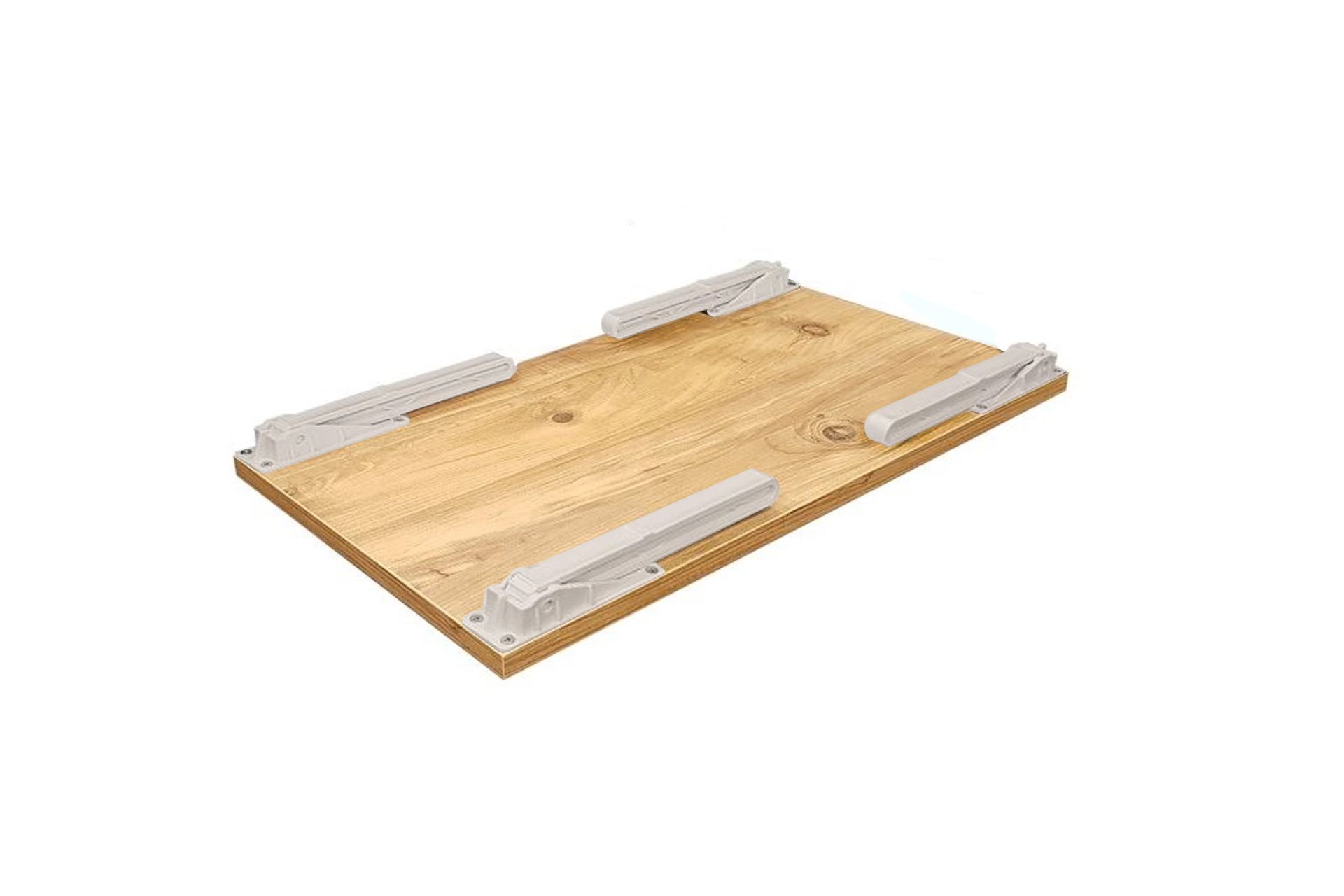 Birou pentru laptop, Hanah Home, pal melaminat, pin atlantic si negru, 60x35x24.5 cm — imaginea 2