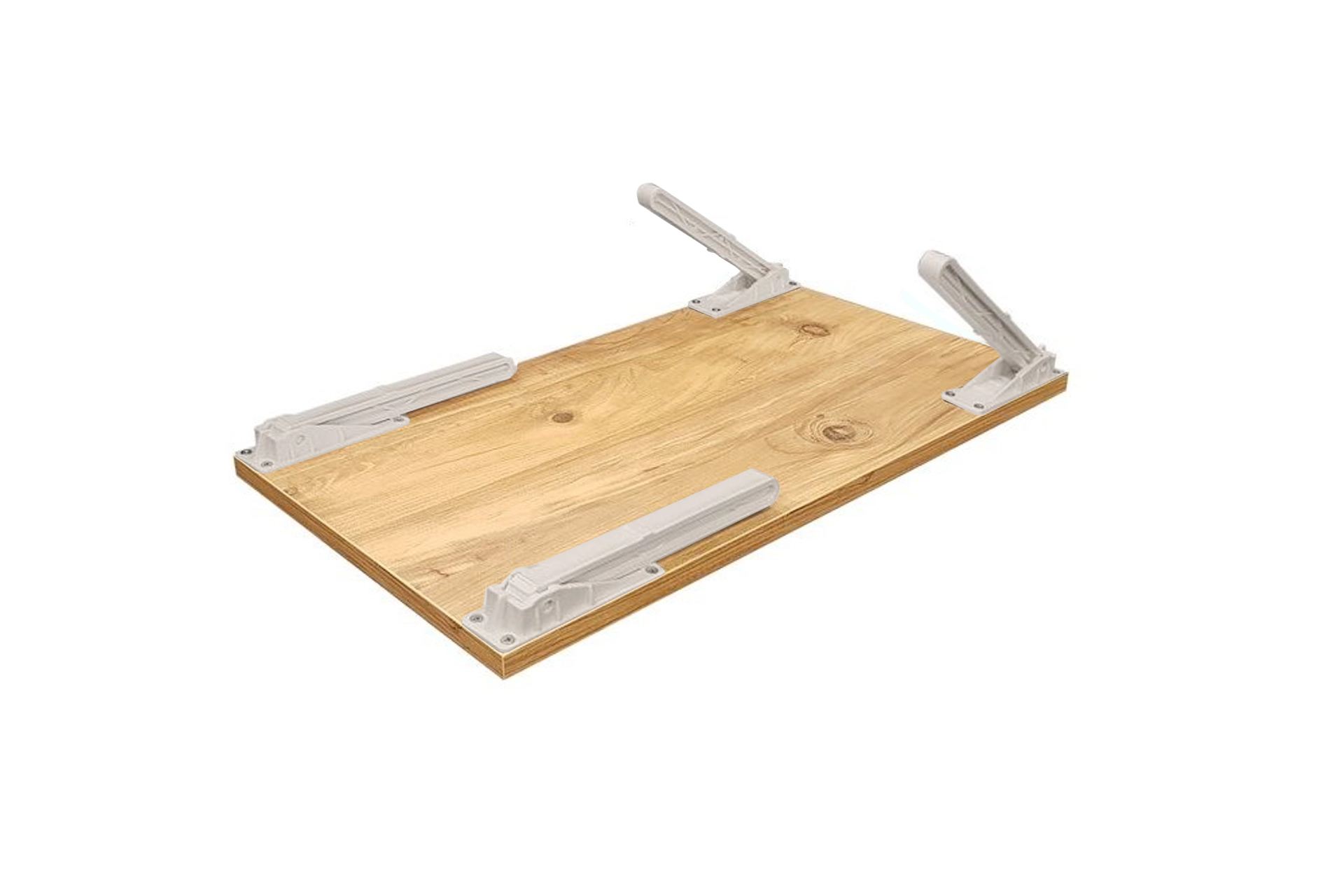 Birou pentru laptop, Hanah Home, pal melaminat, pin atlantic si negru, 60x35x24.5 cm — imaginea 3
