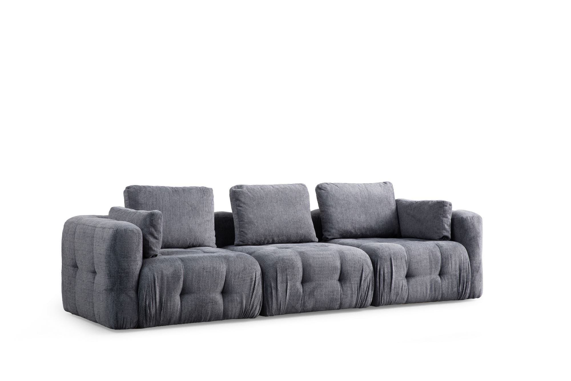 Canapea 3 locuri, Atelier Del Sofa, poliester, gri, 290x100x65 cm — imaginea 5