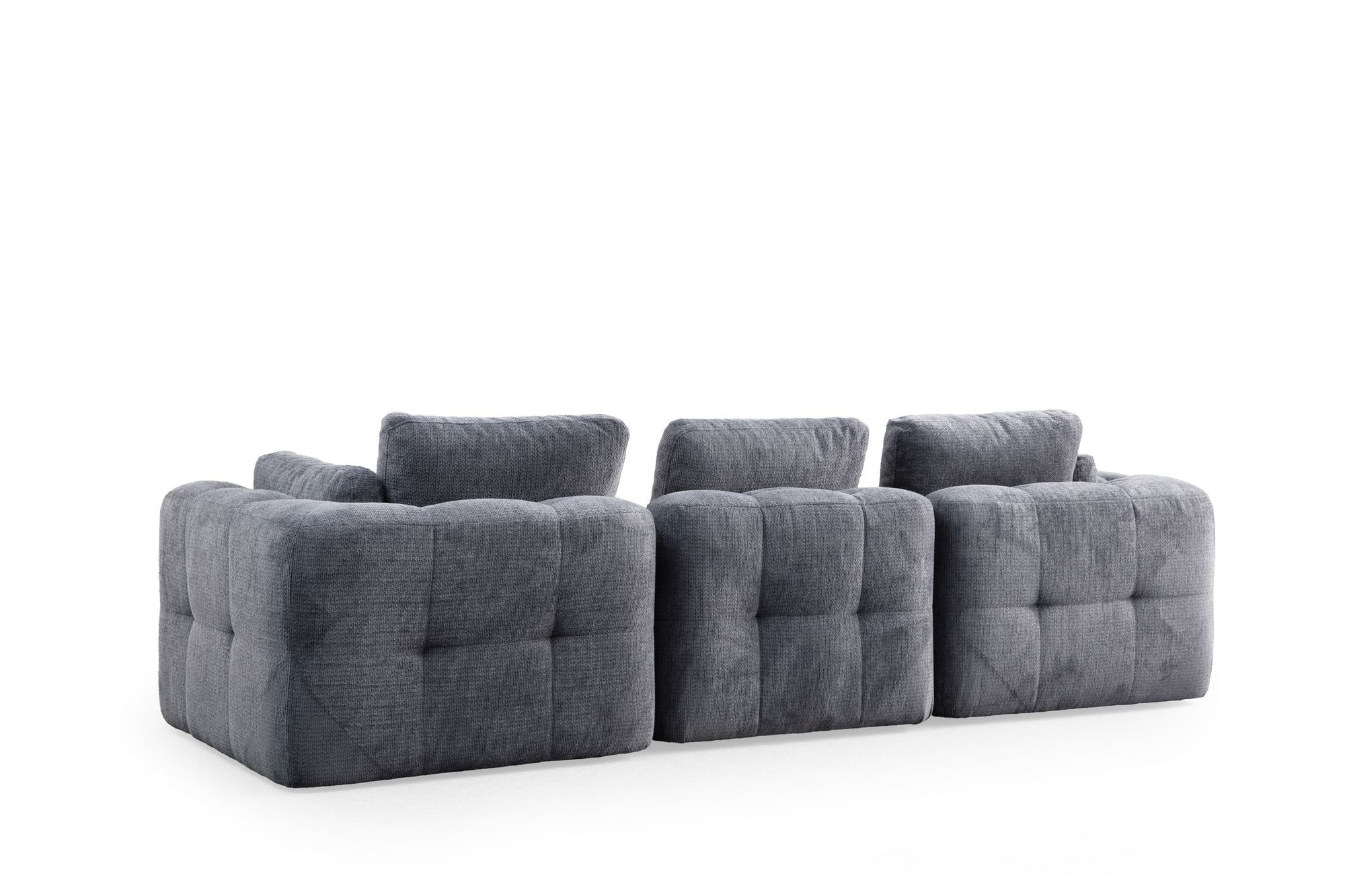 Canapea 3 locuri, Atelier Del Sofa, poliester, gri, 290x100x65 cm — imaginea 8