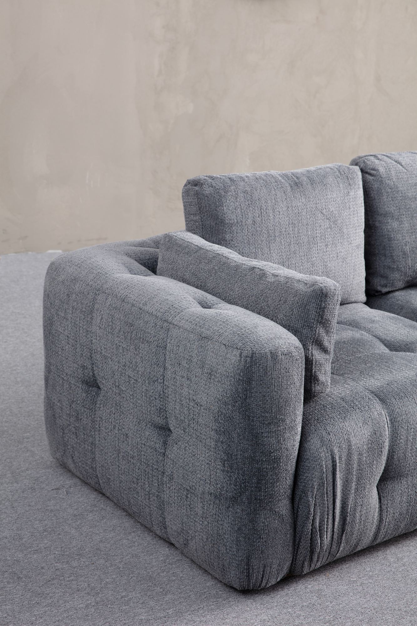 Canapea 3 locuri, Atelier Del Sofa, poliester, gri, 290x100x65 cm — imaginea 11