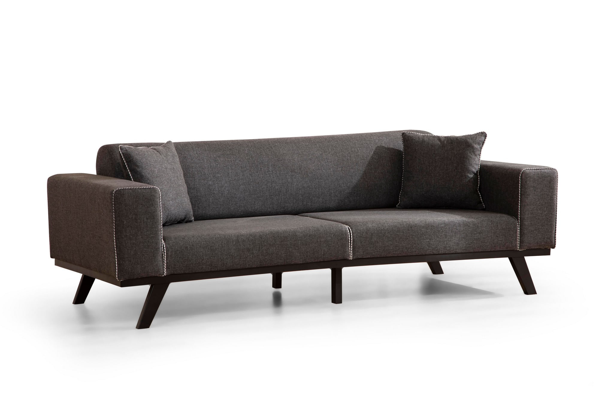 Canapea extensibila, Atelier Del Sofa, 3 locuri, poliester, antracit, 222x92x77 cm — imaginea 4