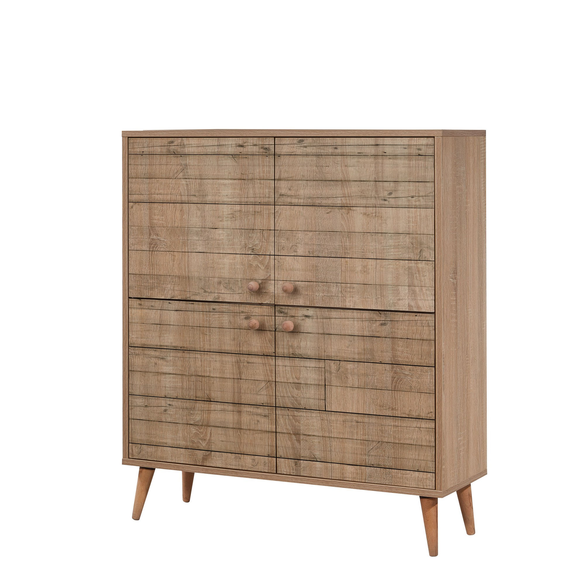 Dulap multifunctional, Hanah Home, pal melaminat, stejar sonoma, 95x36x111 cm, 863SPH3933 — imaginea 5