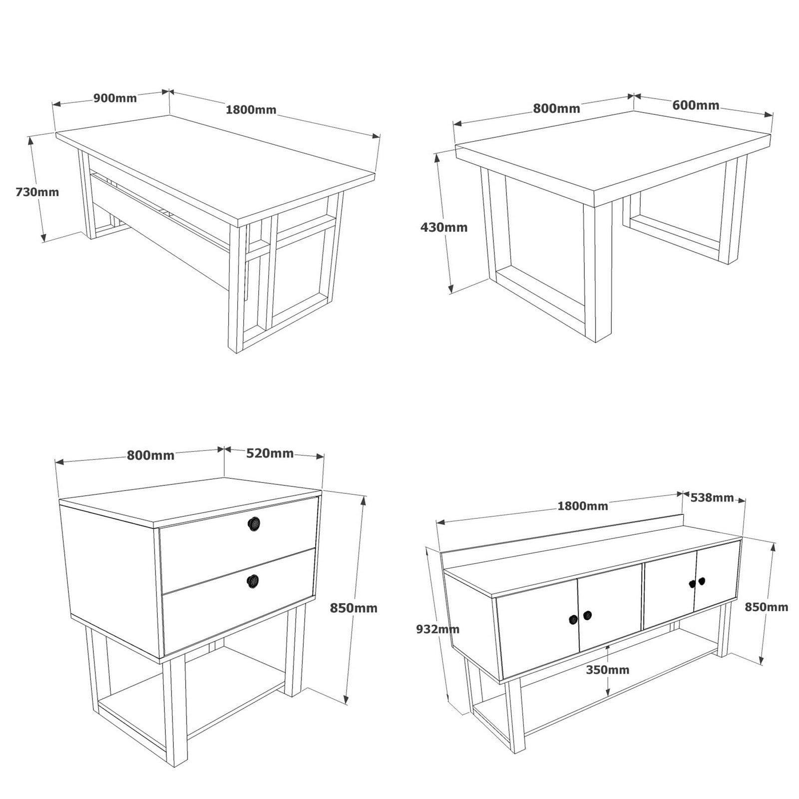 Set mobilier birou, Hanah Home, pal melaminat, baroc si antracit, 956LCS3416 — imaginea 3