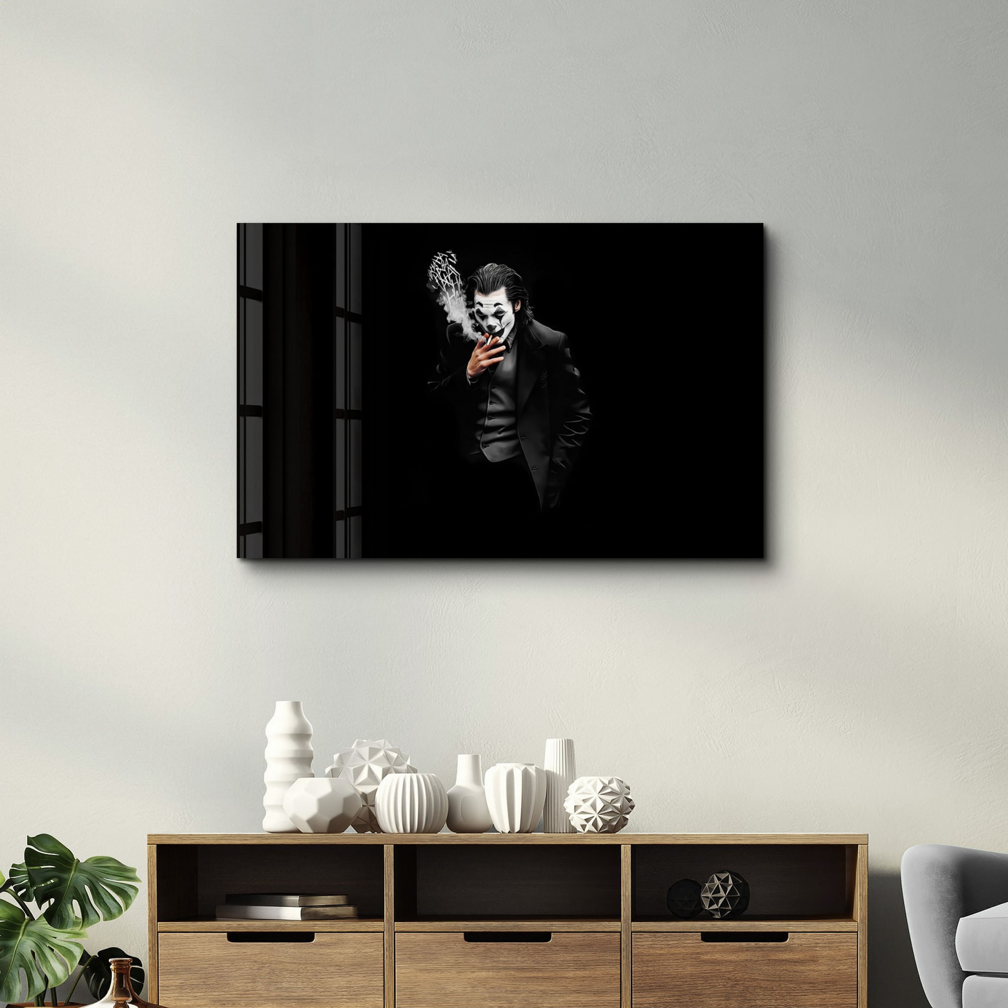 Tablou decorativ, Wallxpert, sticla securizata, multicolor, 46x72 cm, 672BRS1117